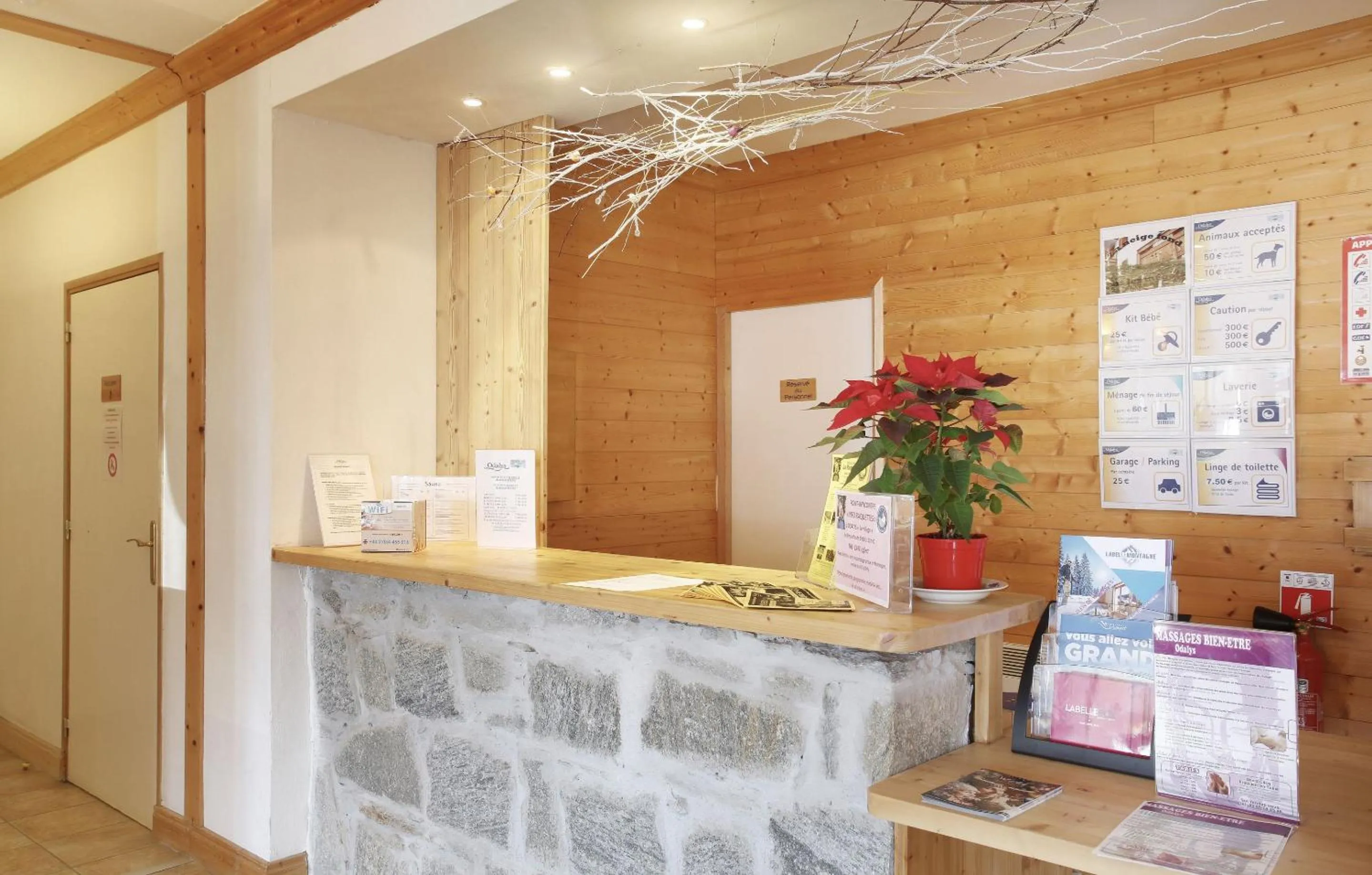 Lobby or reception in Résidence Odalys Les Belles Roches