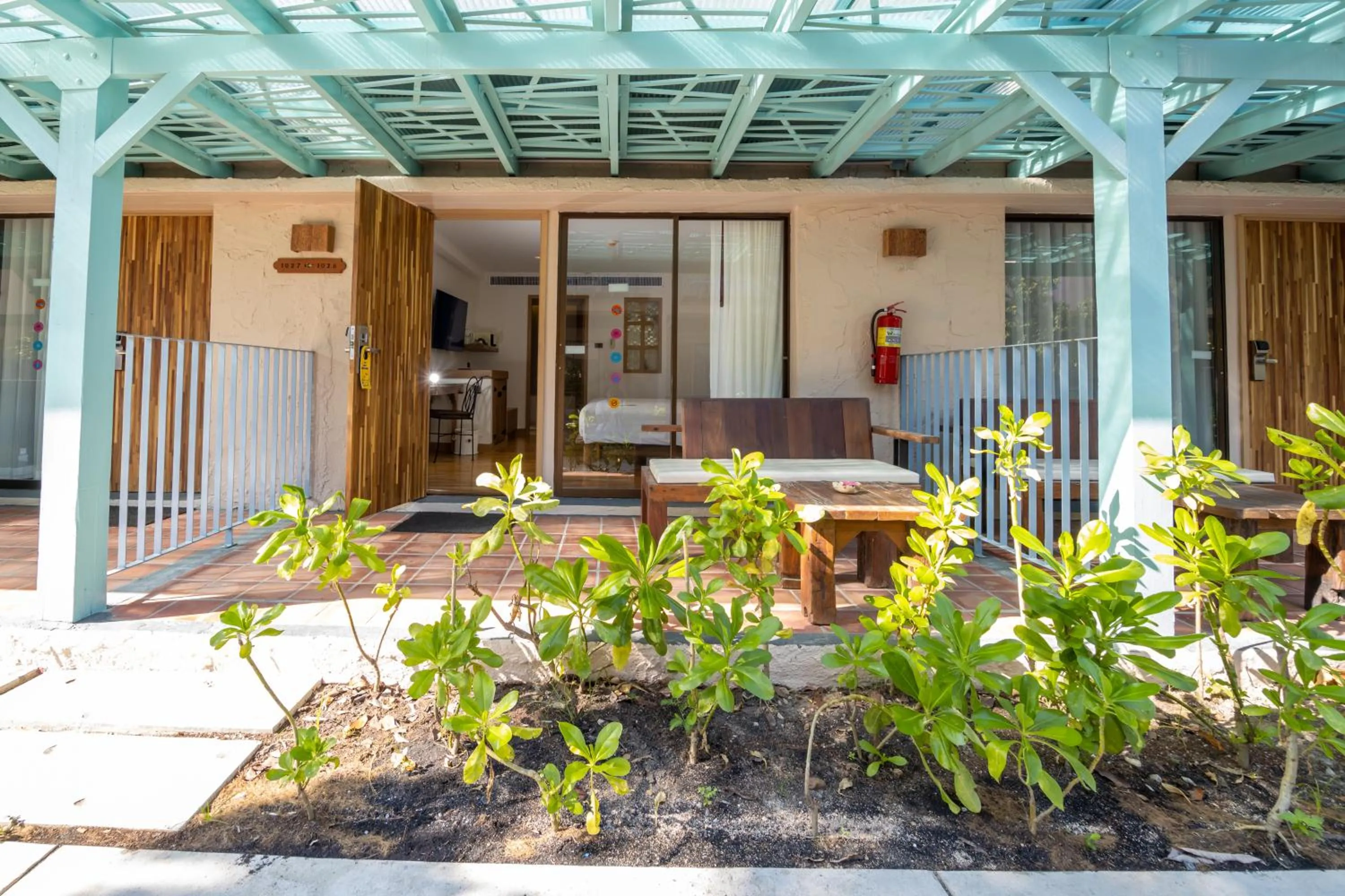 Patio in Baan Samui Resort - SHA Extra Plus