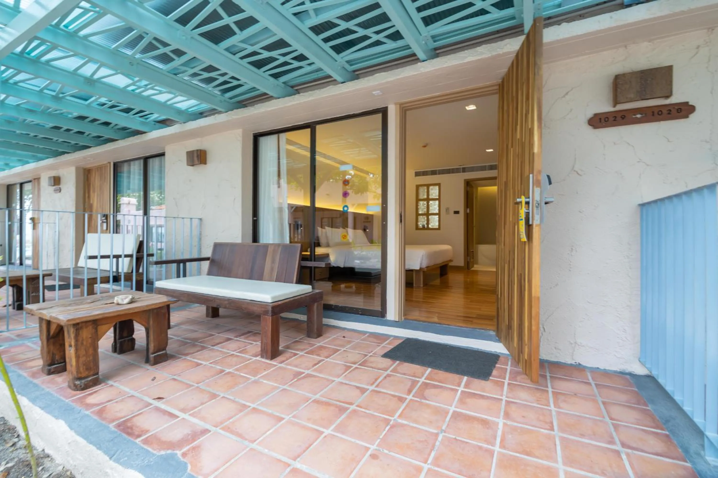 Patio in Baan Samui Resort - SHA Extra Plus