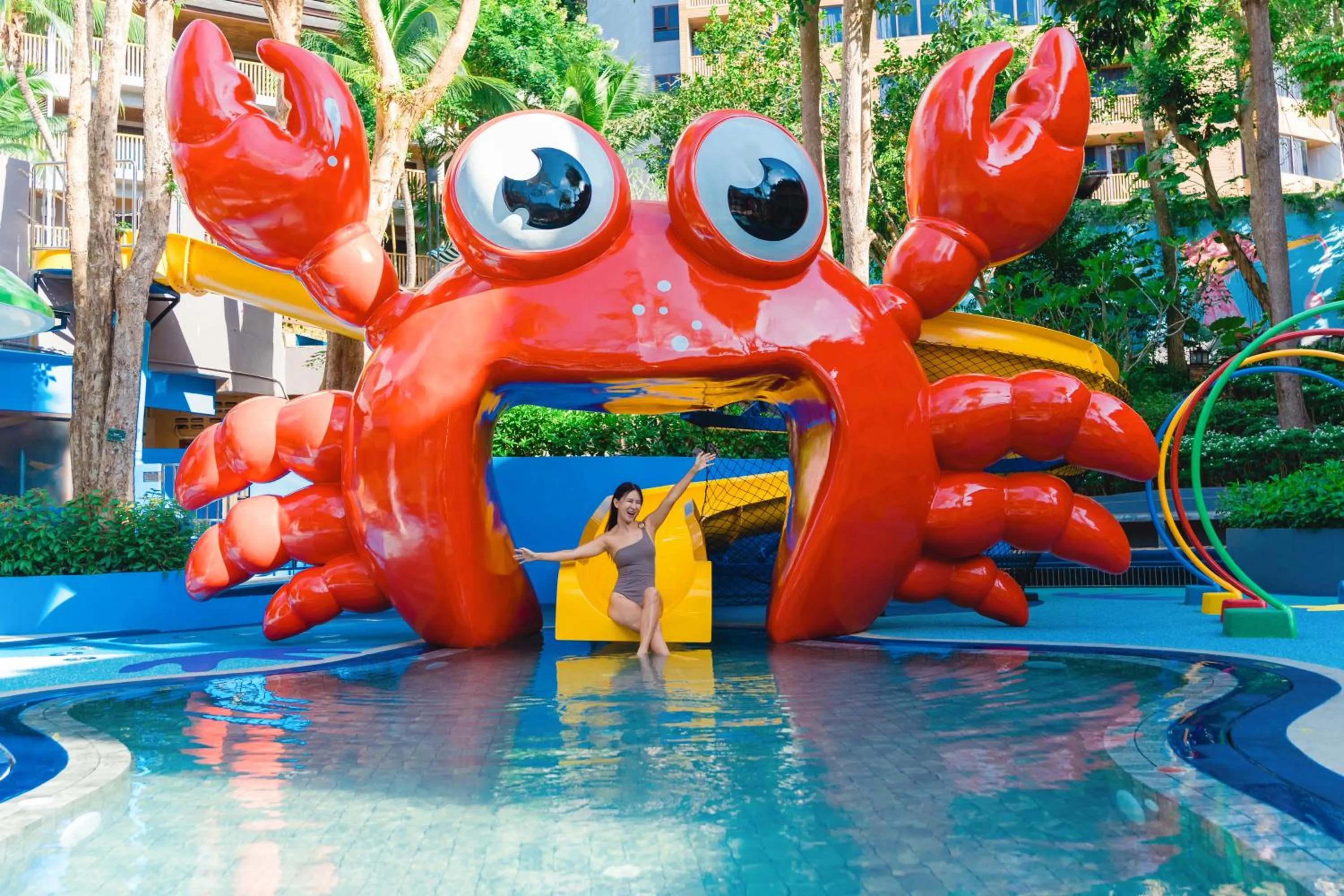 Aqua park in Holiday Inn Resort Krabi Ao Nang Beach by IHG