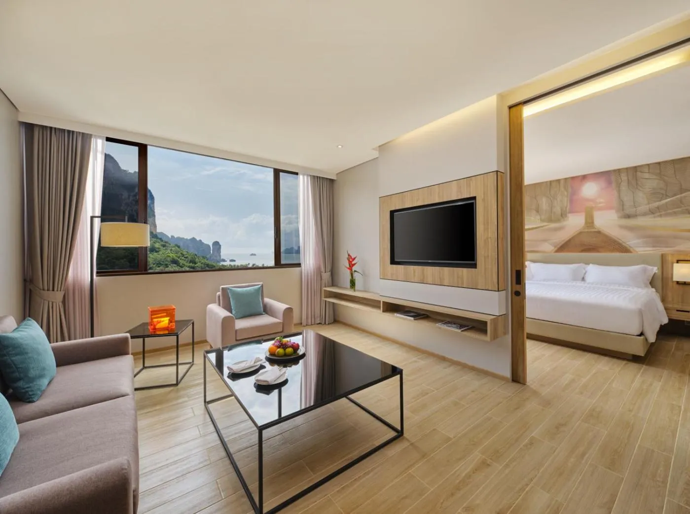 Living room, Bed in Holiday Inn Resort Krabi Ao Nang Beach by IHG