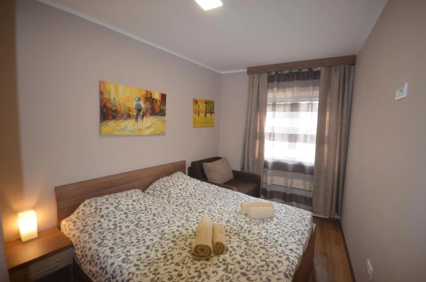 Bed in Simona Lux Apartment