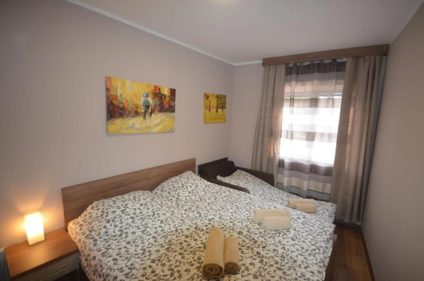 Bed in Simona Lux Apartment
