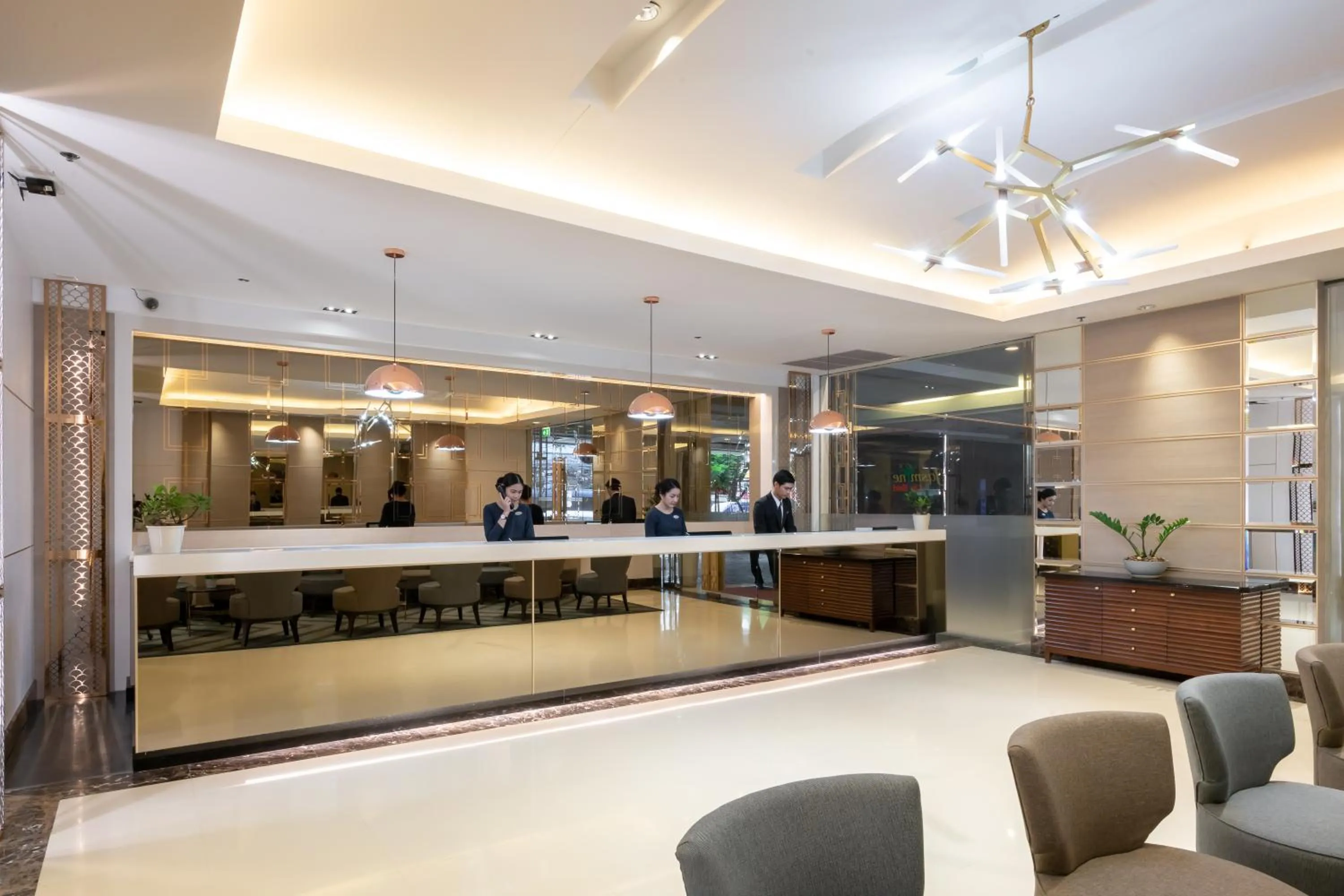 Staff in Jasmine City Hotel