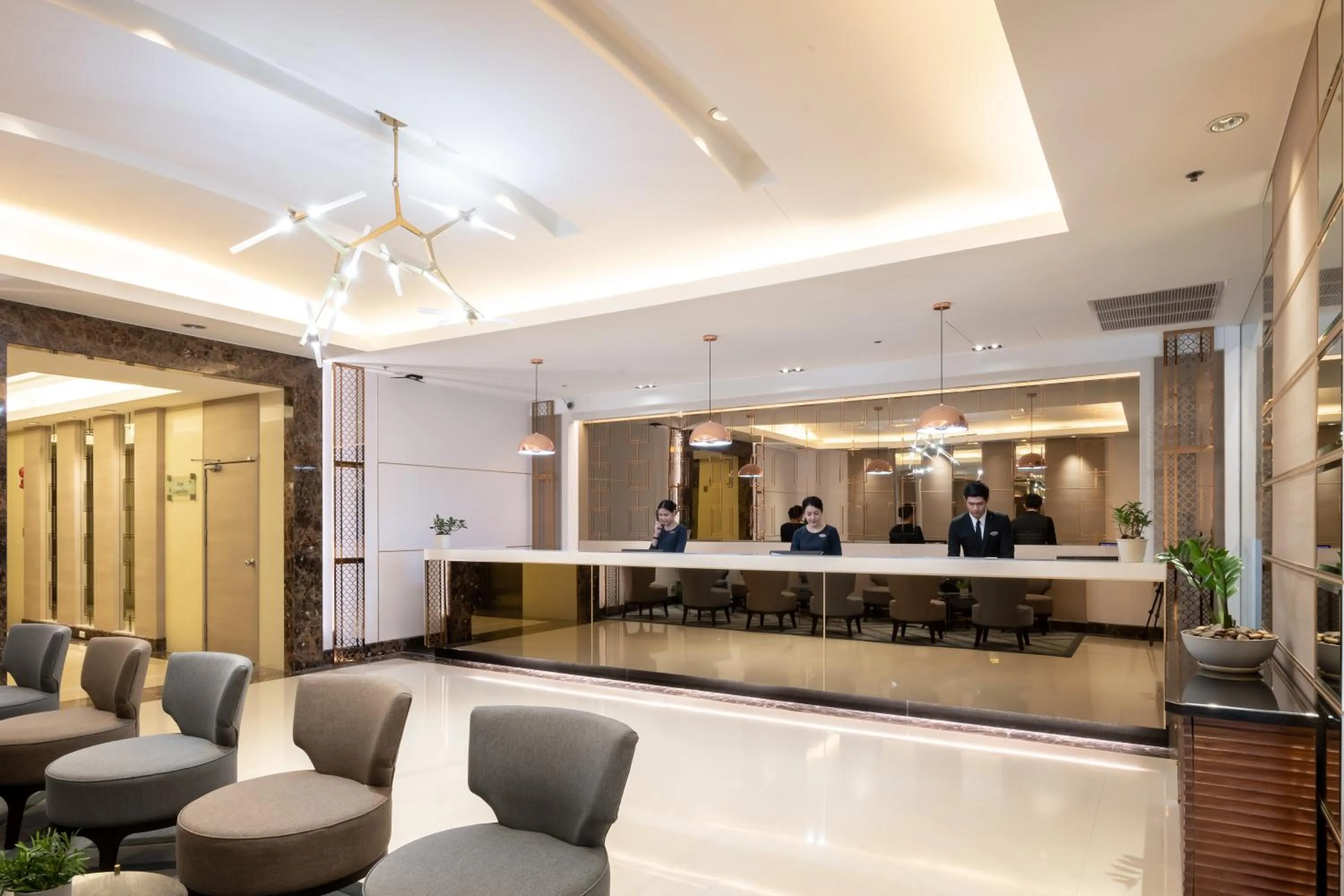 Staff in Jasmine City Hotel