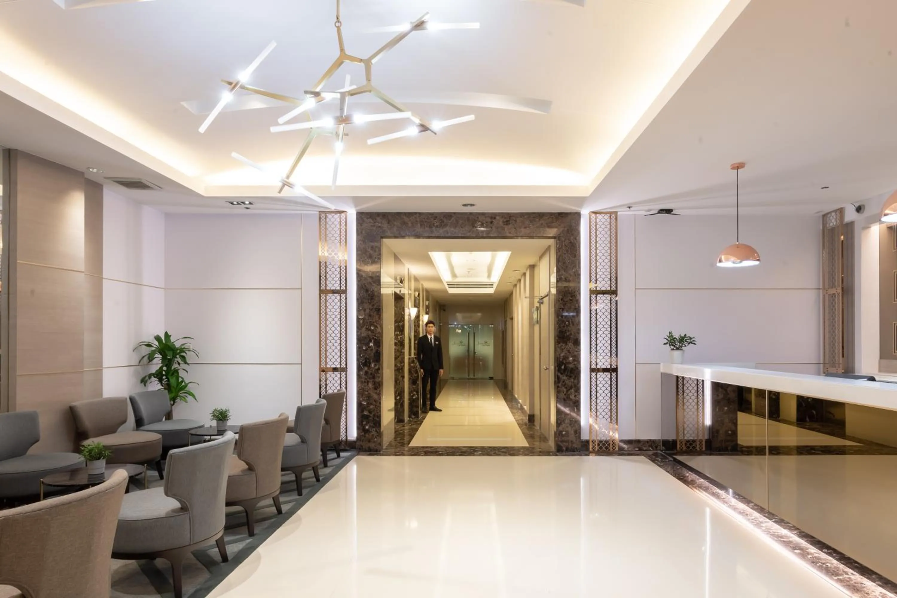 Living room in Jasmine City Hotel