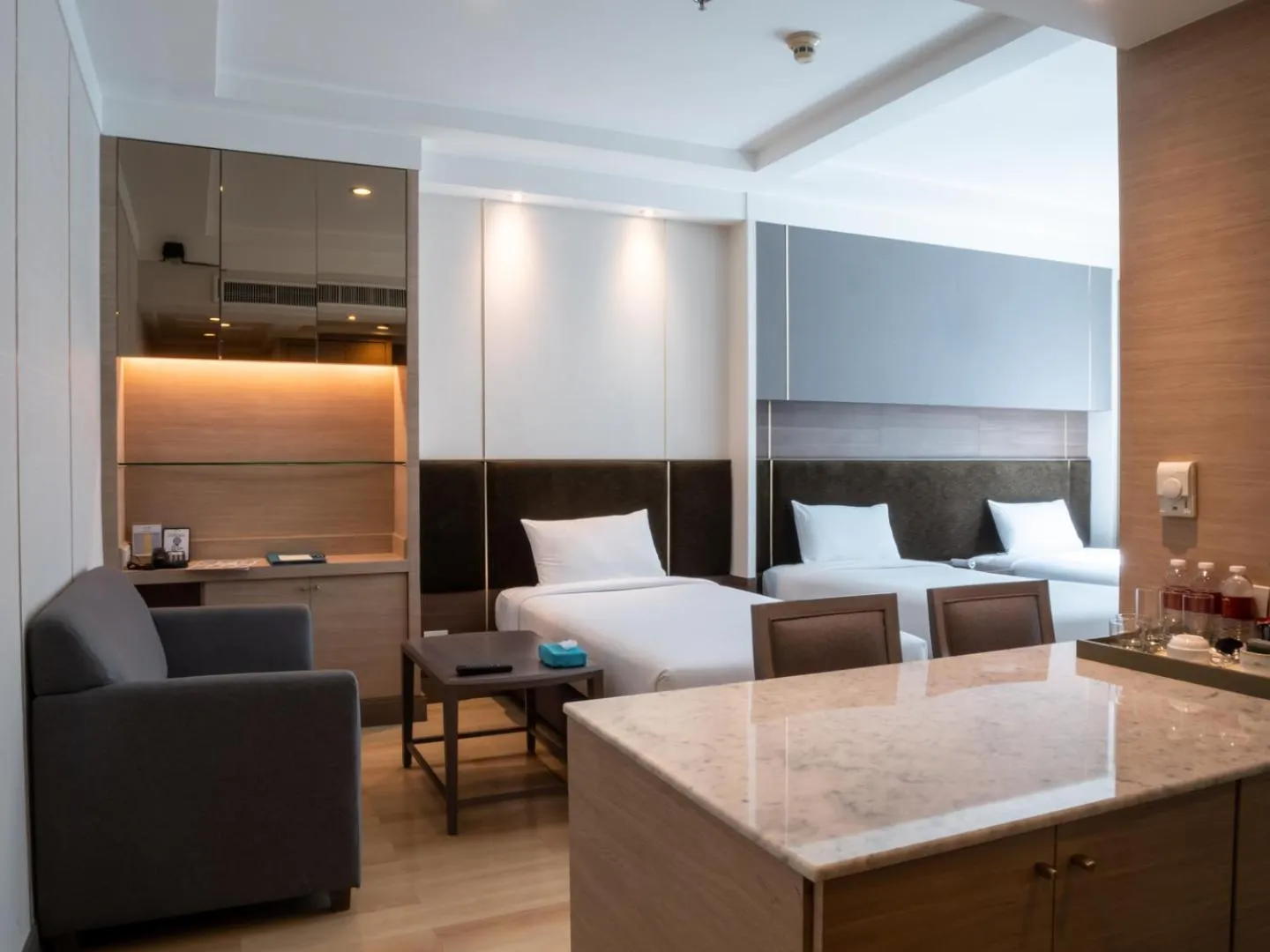 Bed in Jasmine City Hotel