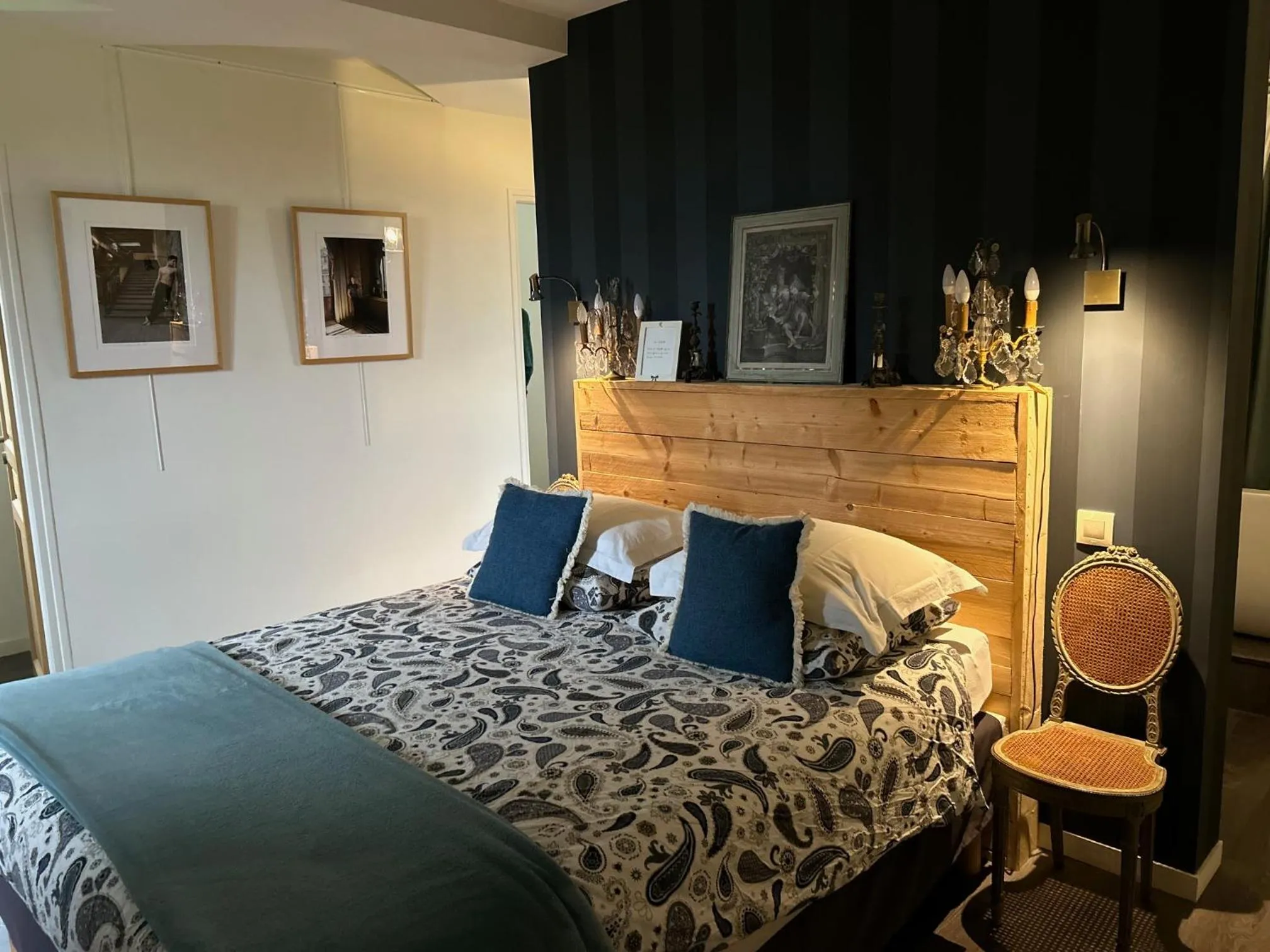 Bed in Le Manoir du Ribardon