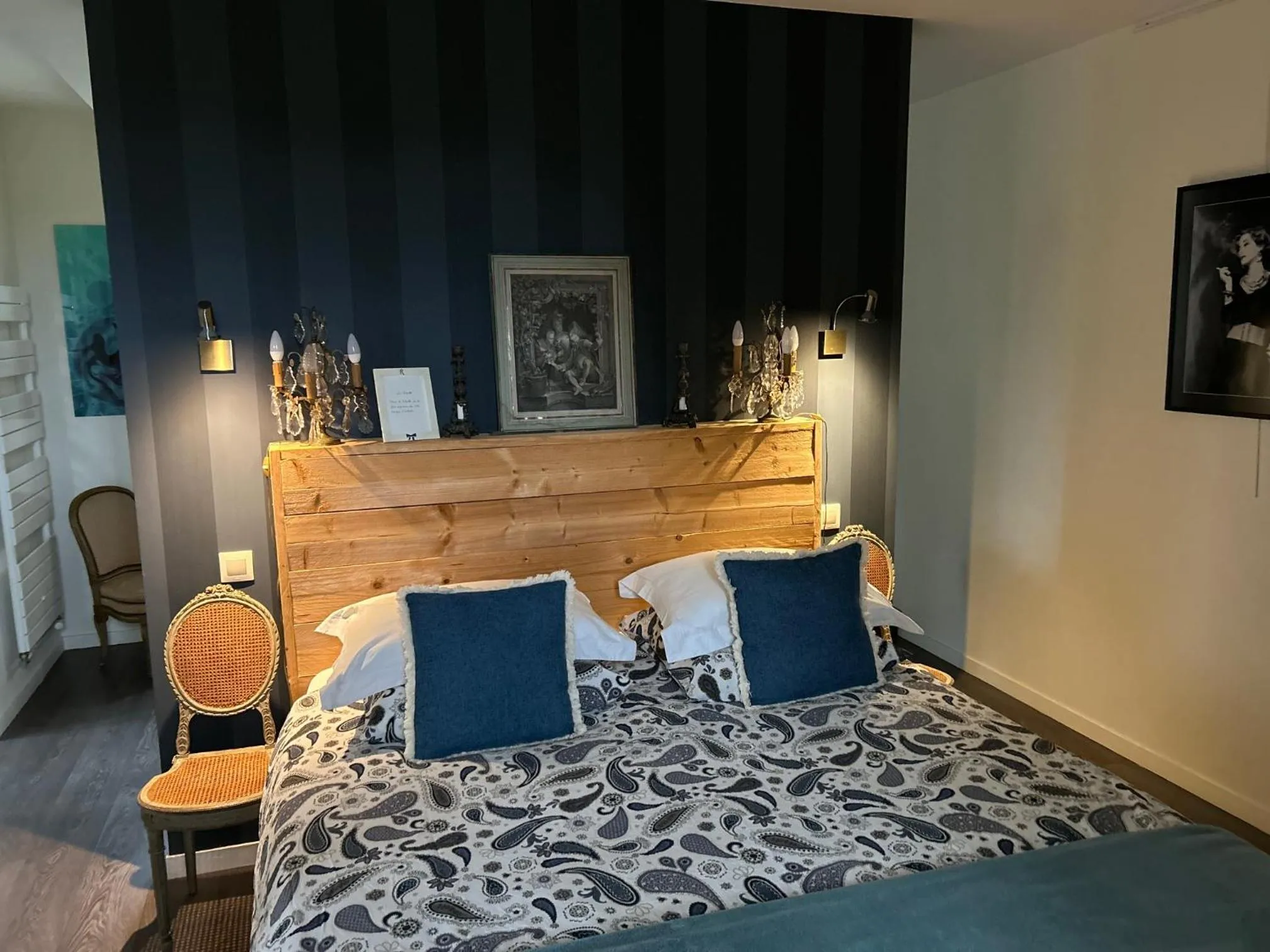 Bed in Le Manoir du Ribardon