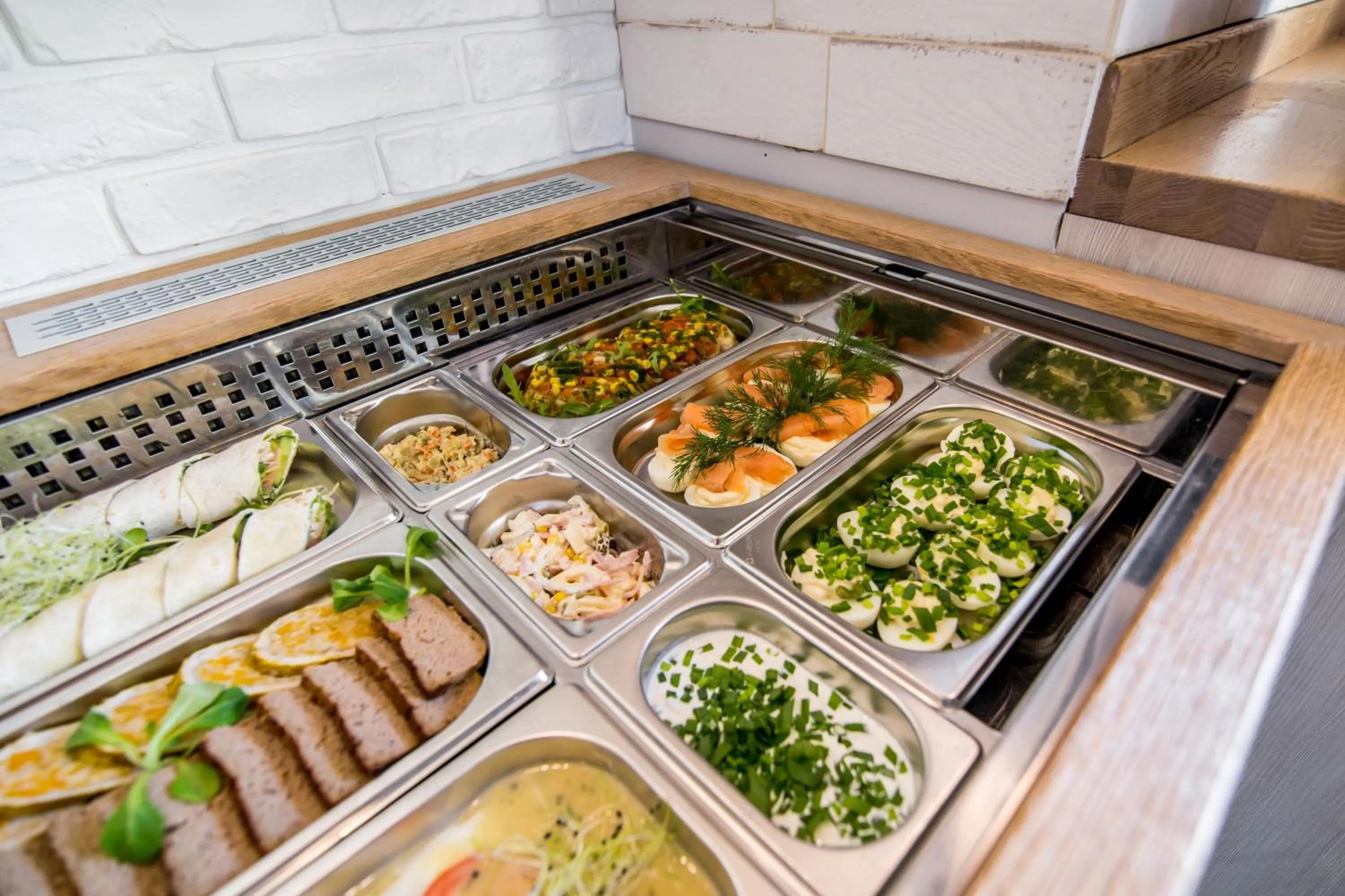 Buffet breakfast in Hotel Walewscy