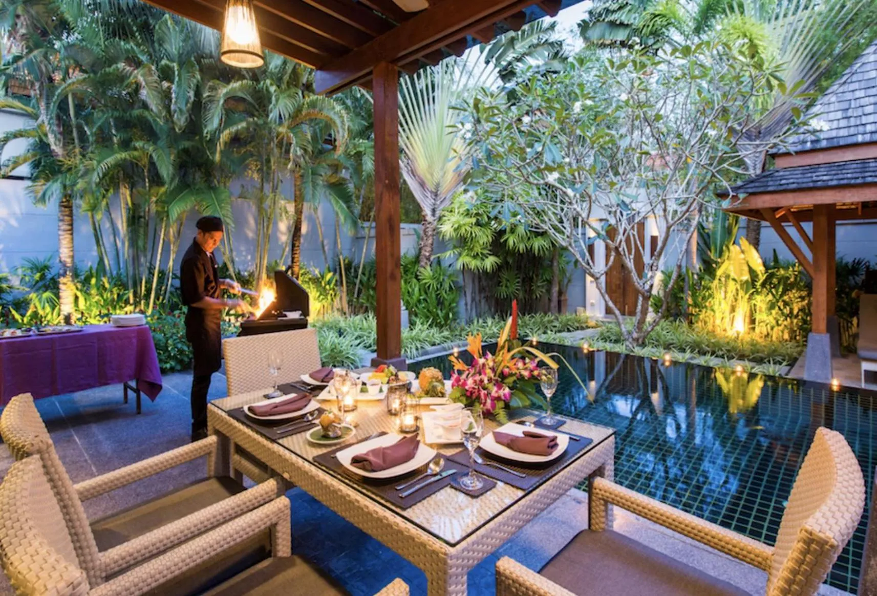 BBQ facilities in The Bell Pool Villa Resort Phuket