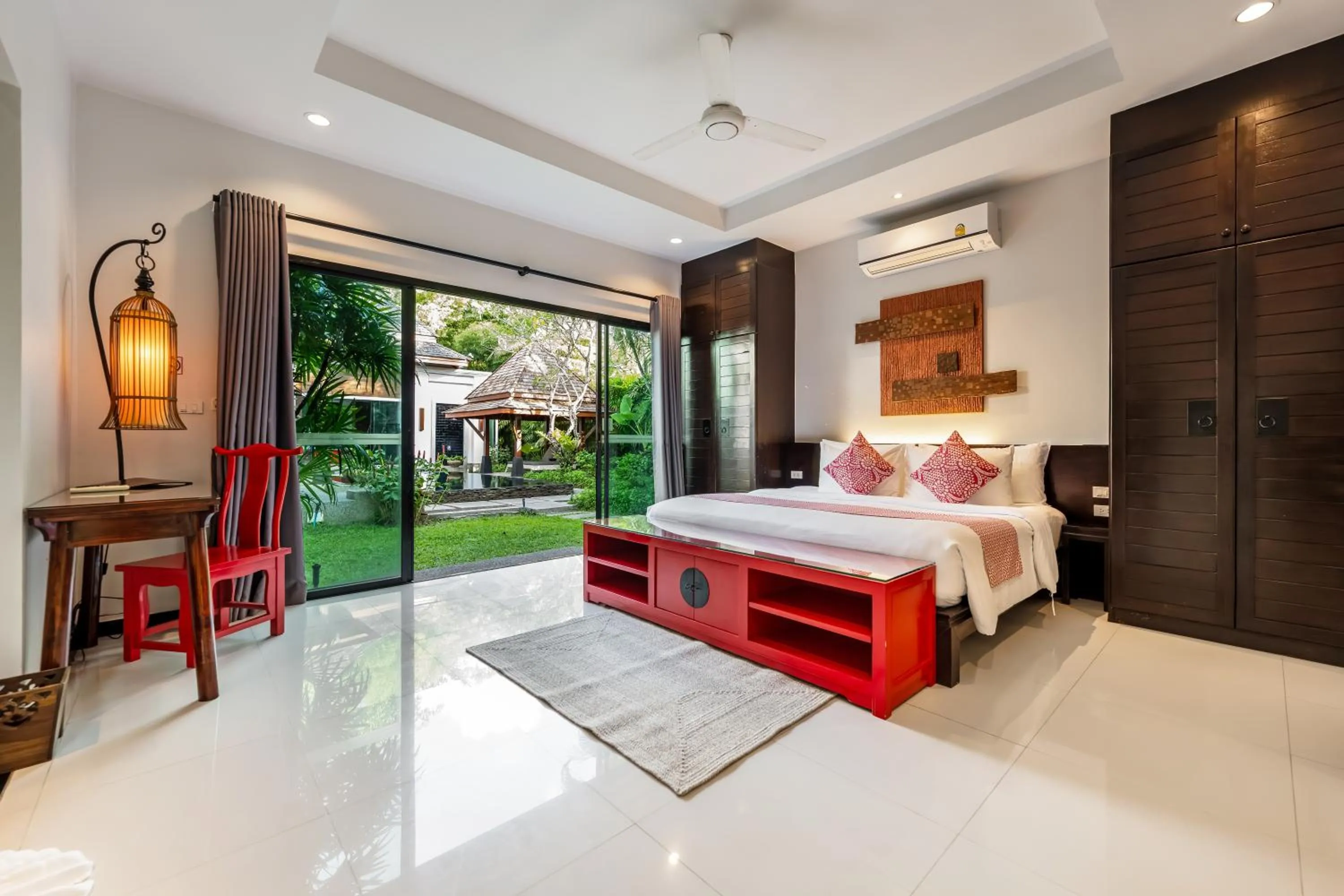 Bed in The Bell Pool Villa Resort Phuket