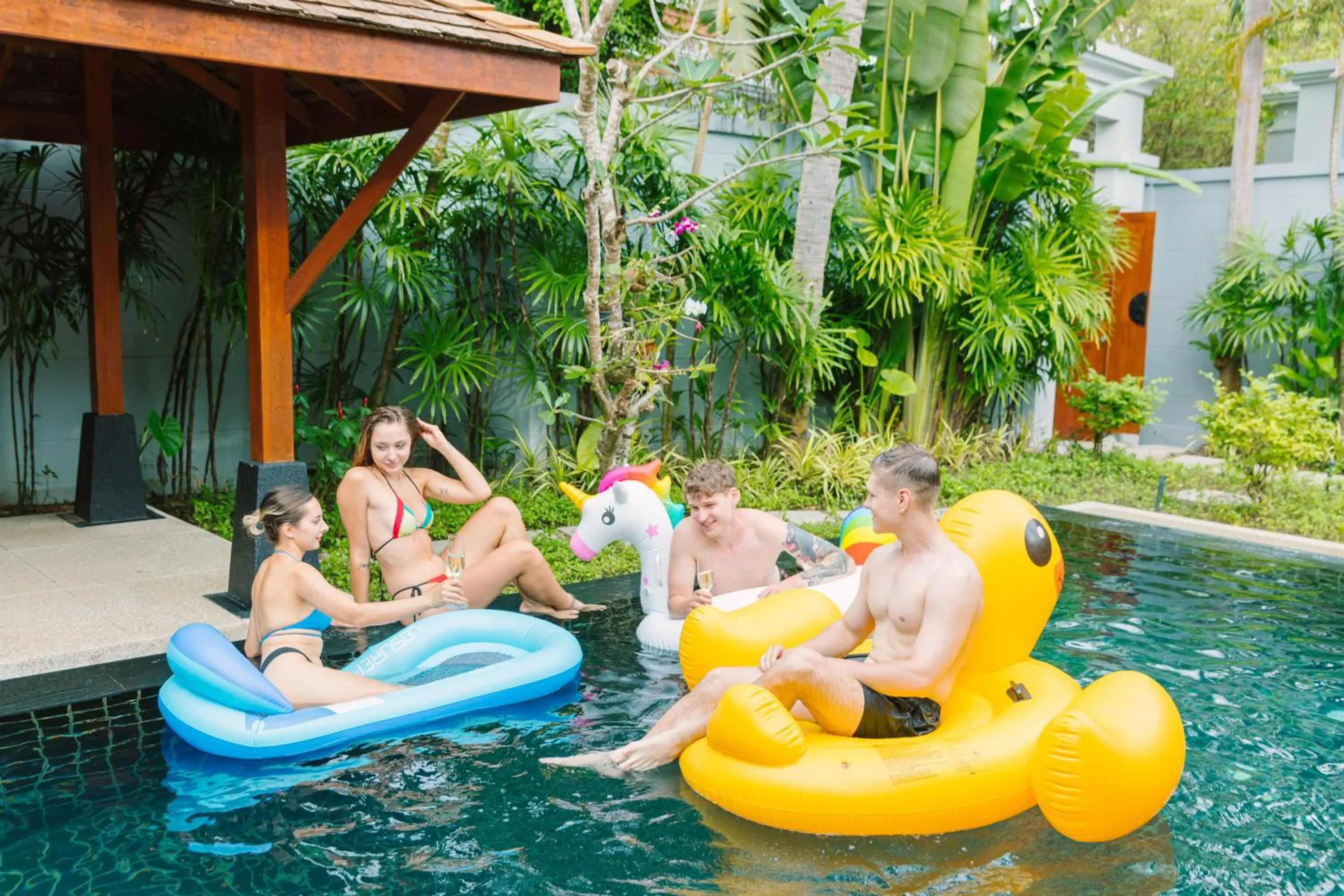 Day in The Bell Pool Villa Resort Phuket