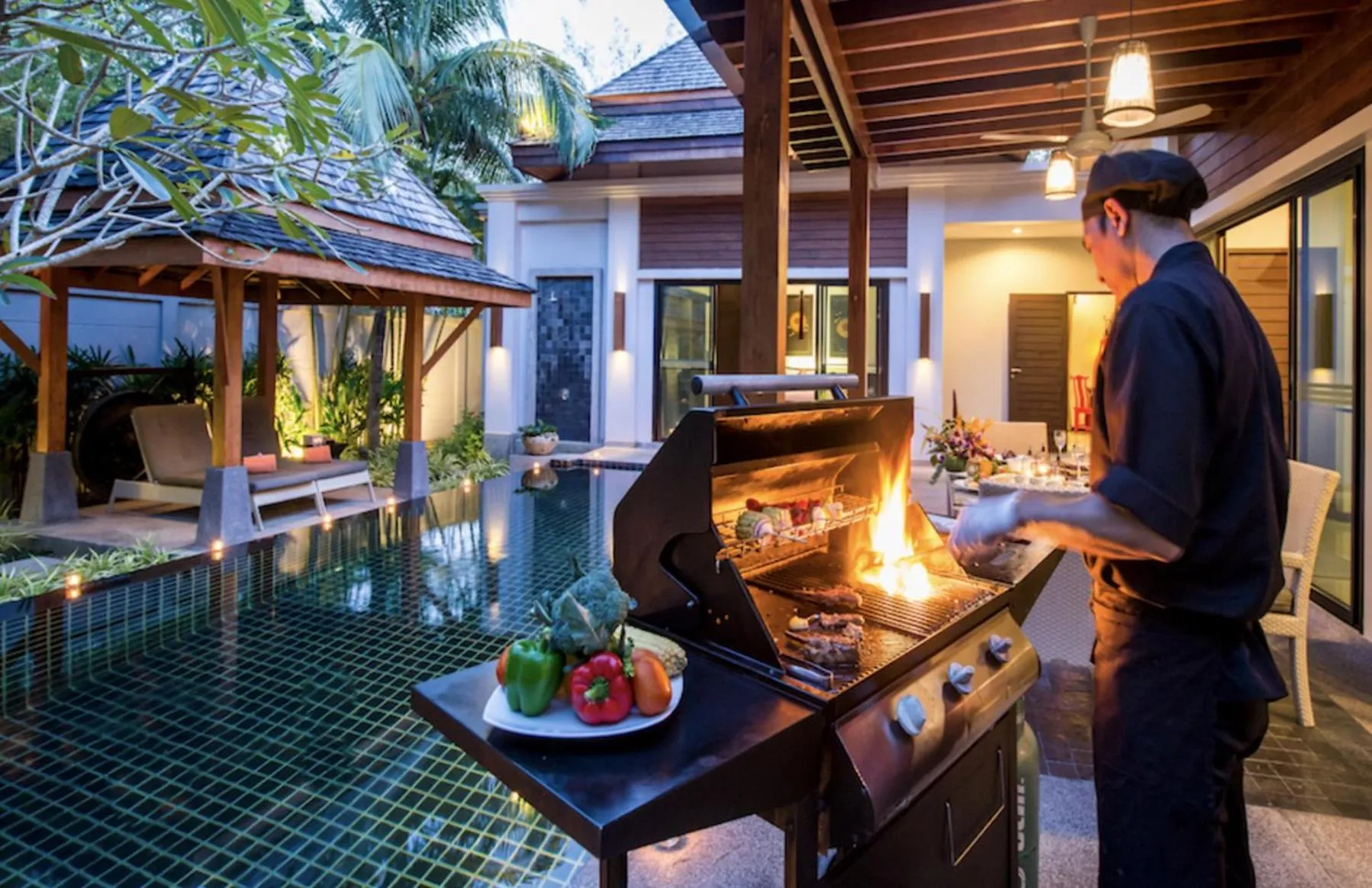 BBQ facilities in The Bell Pool Villa Resort Phuket