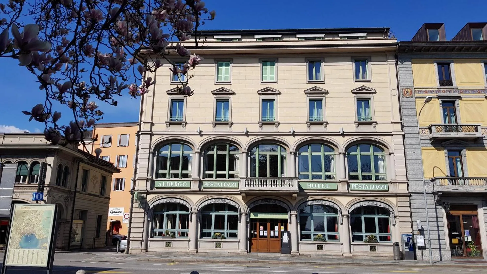 Property building in Hotel Pestalozzi Lugano