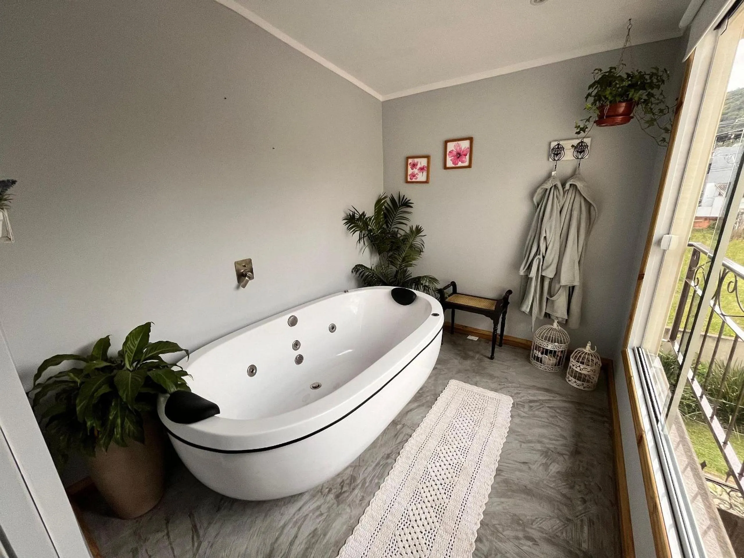 Hot Tub in Pousada Paty´s Garden