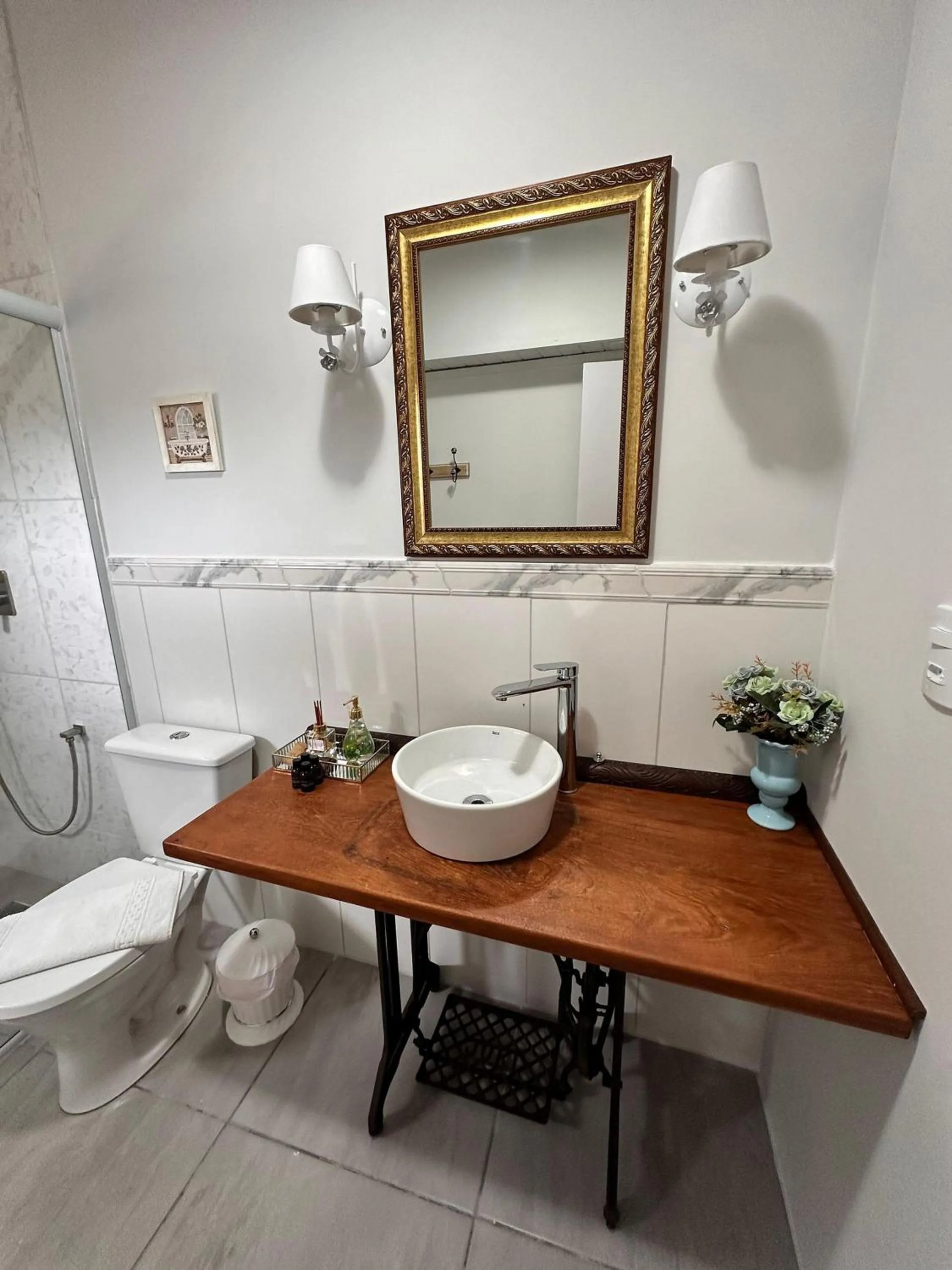 Toilet in Pousada Paty´s Garden