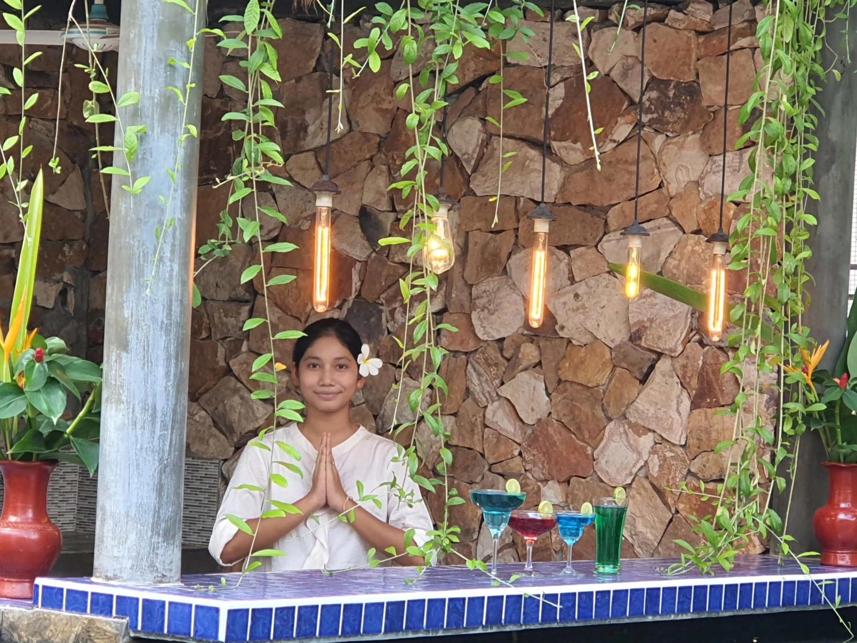 Swimming pool in Central Corner d'Angkor