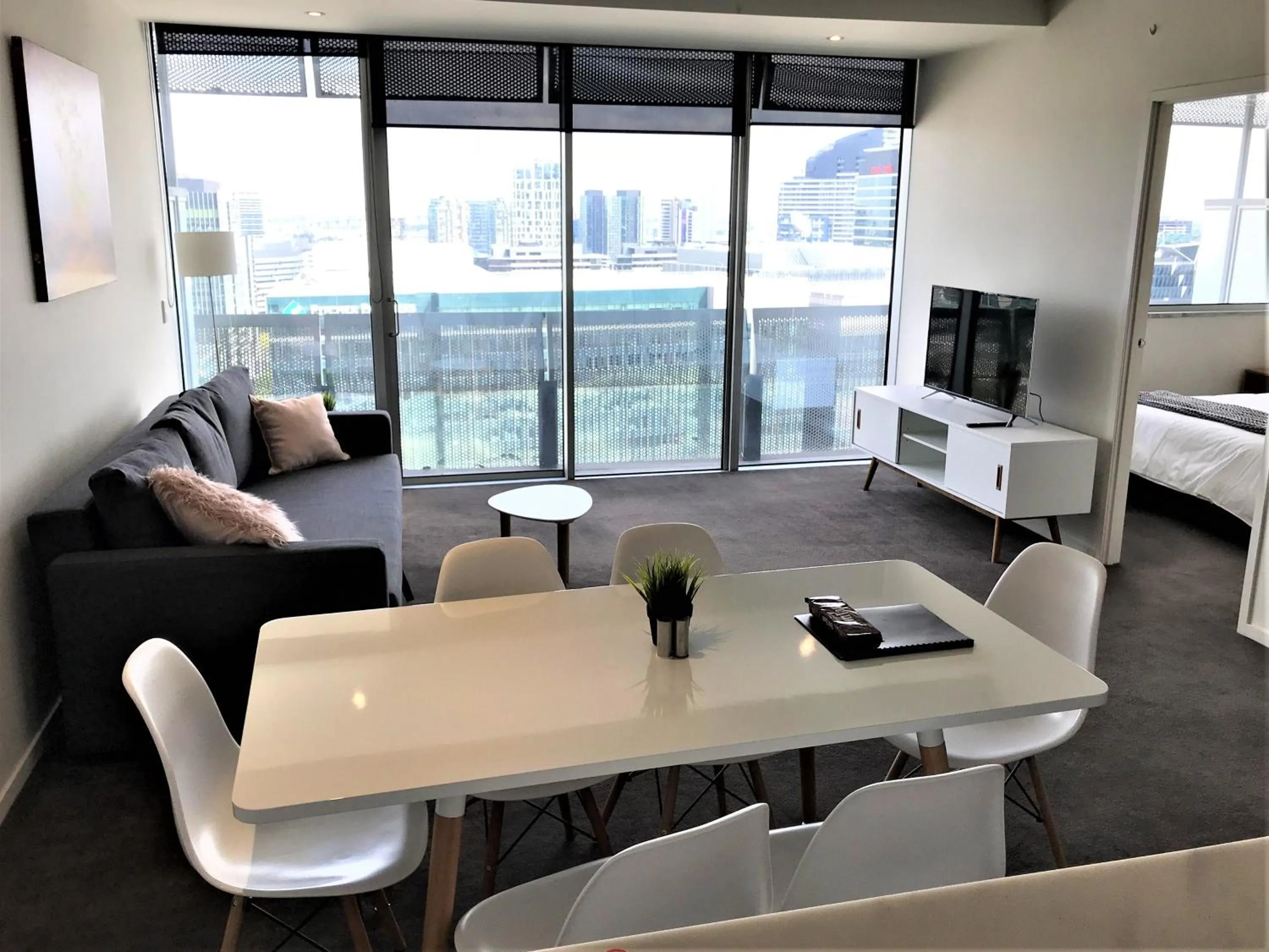 Bed in Readyset Apartments at Liberty