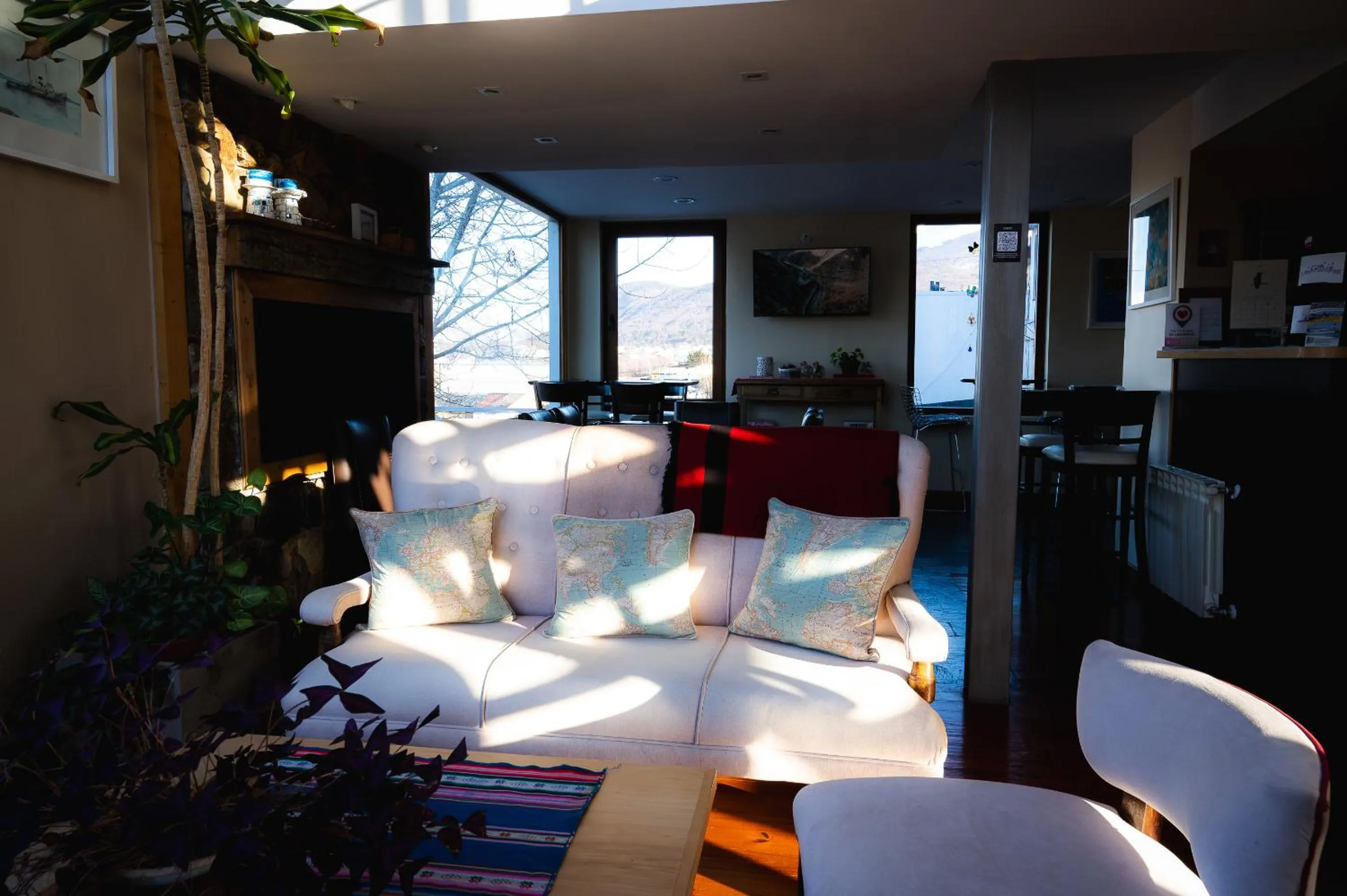 Living room in Hosteria Foike