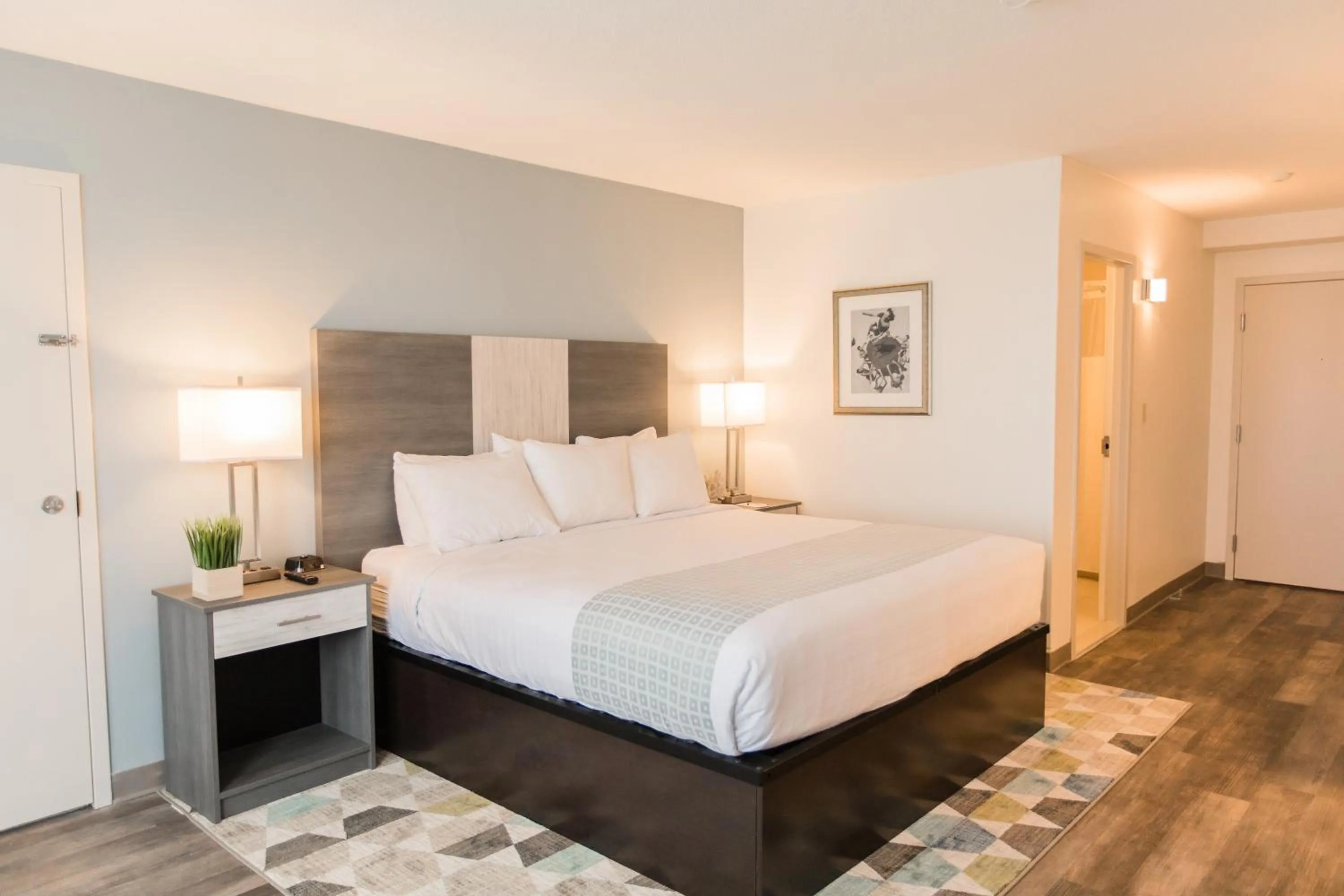 Bed in Sea Crest Beach Resort