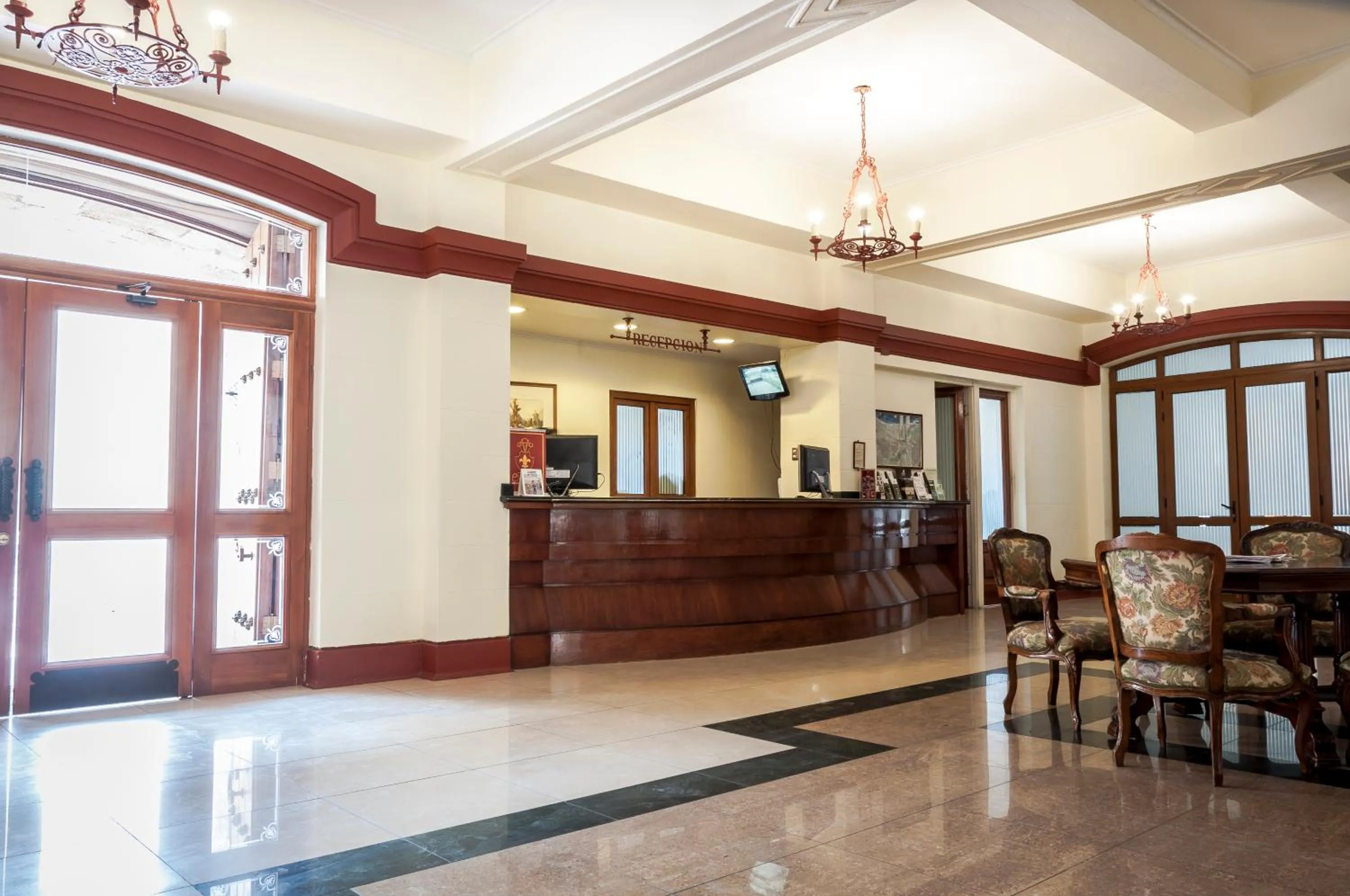 Lobby or reception in Hotel Francisco De Aguirre