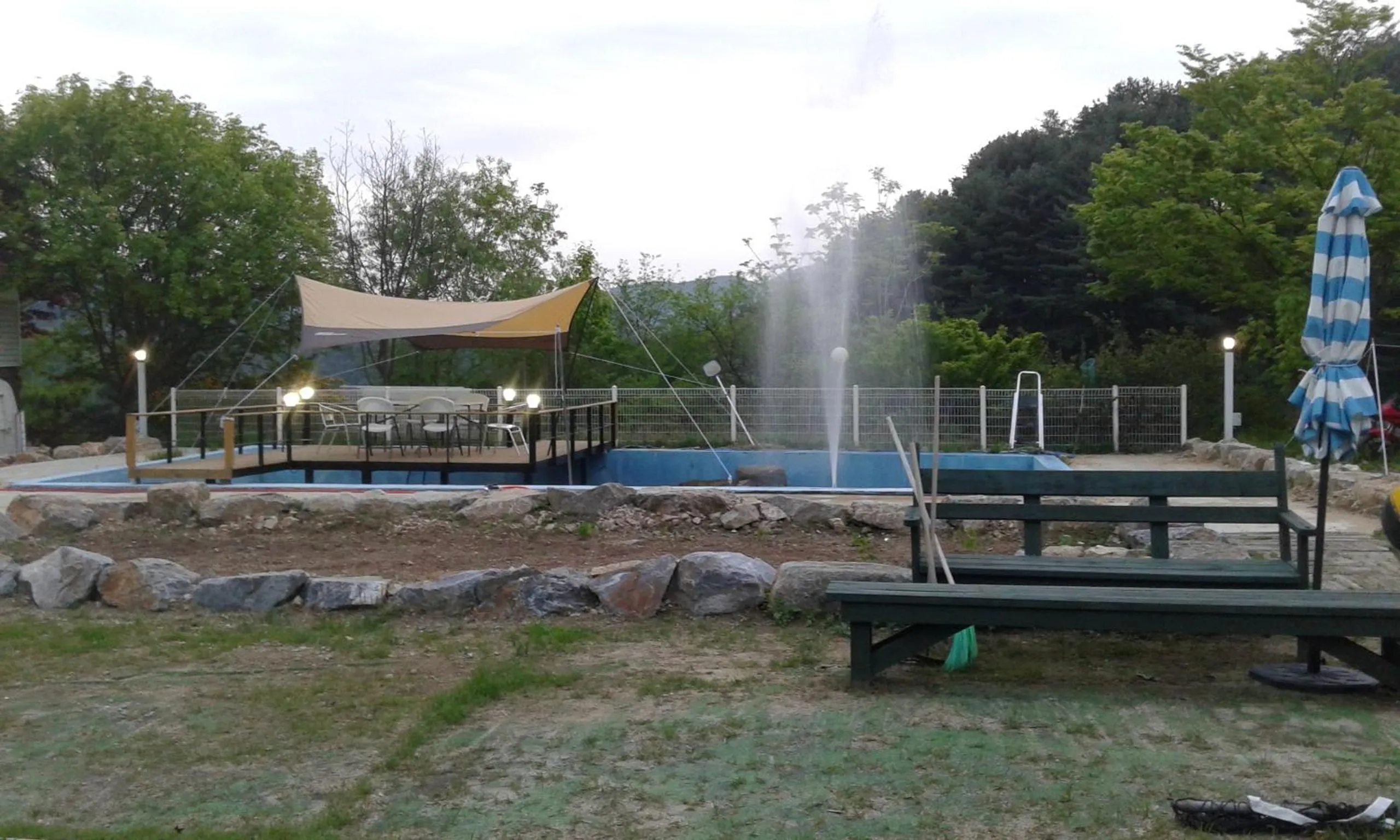 Garden in Bluesky Pension