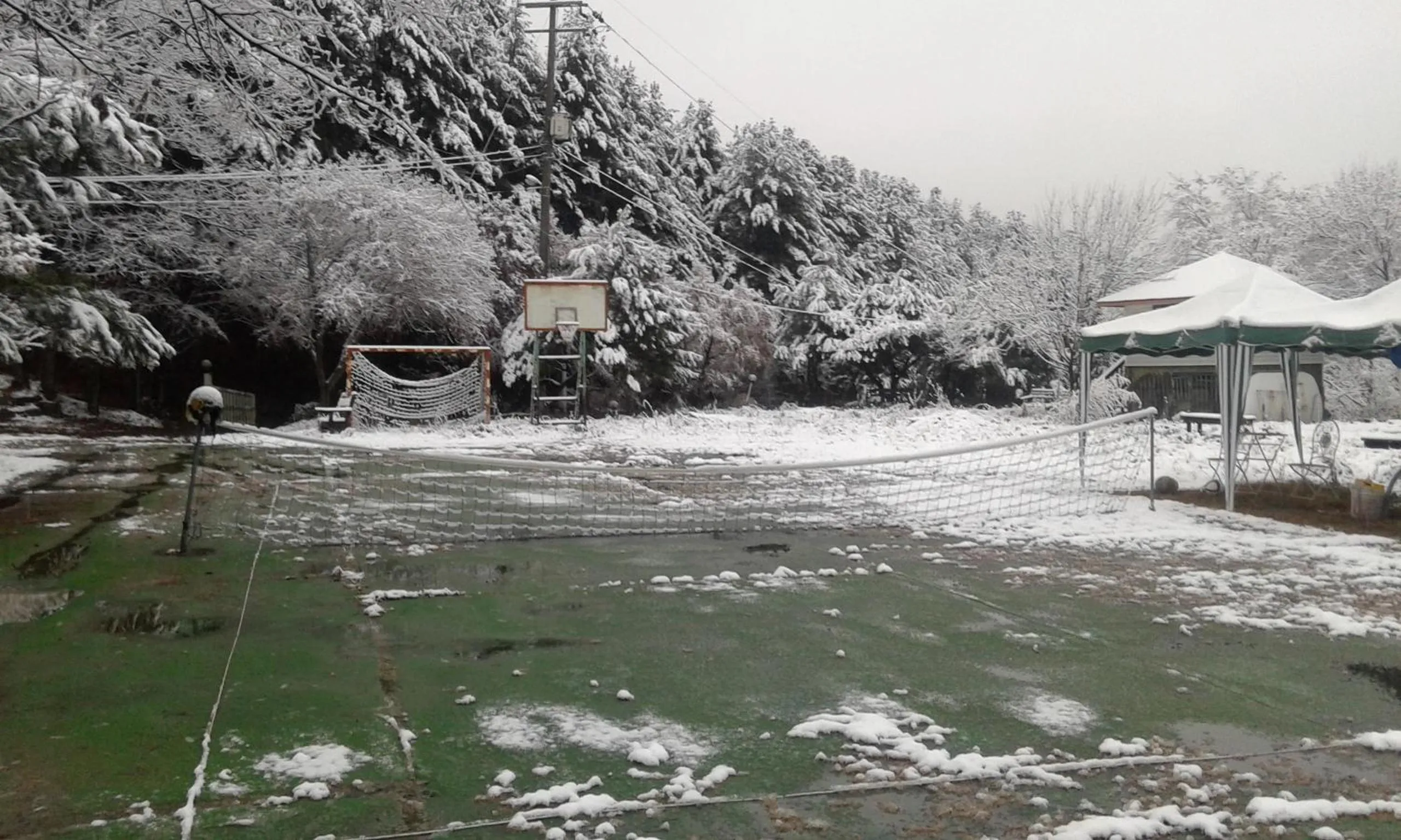 Winter in Bluesky Pension