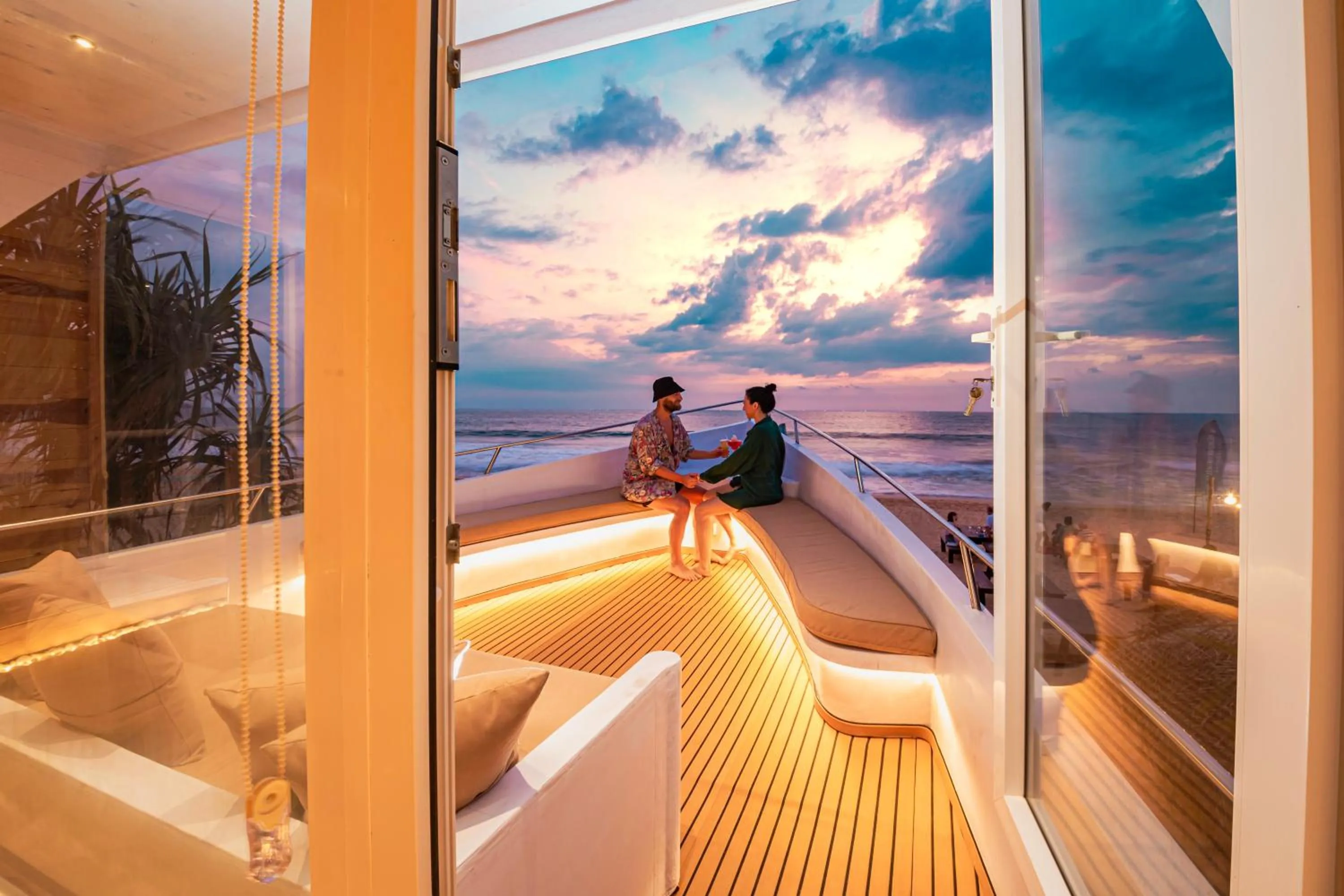 Natural landscape in Jungle Beach Ahungalla