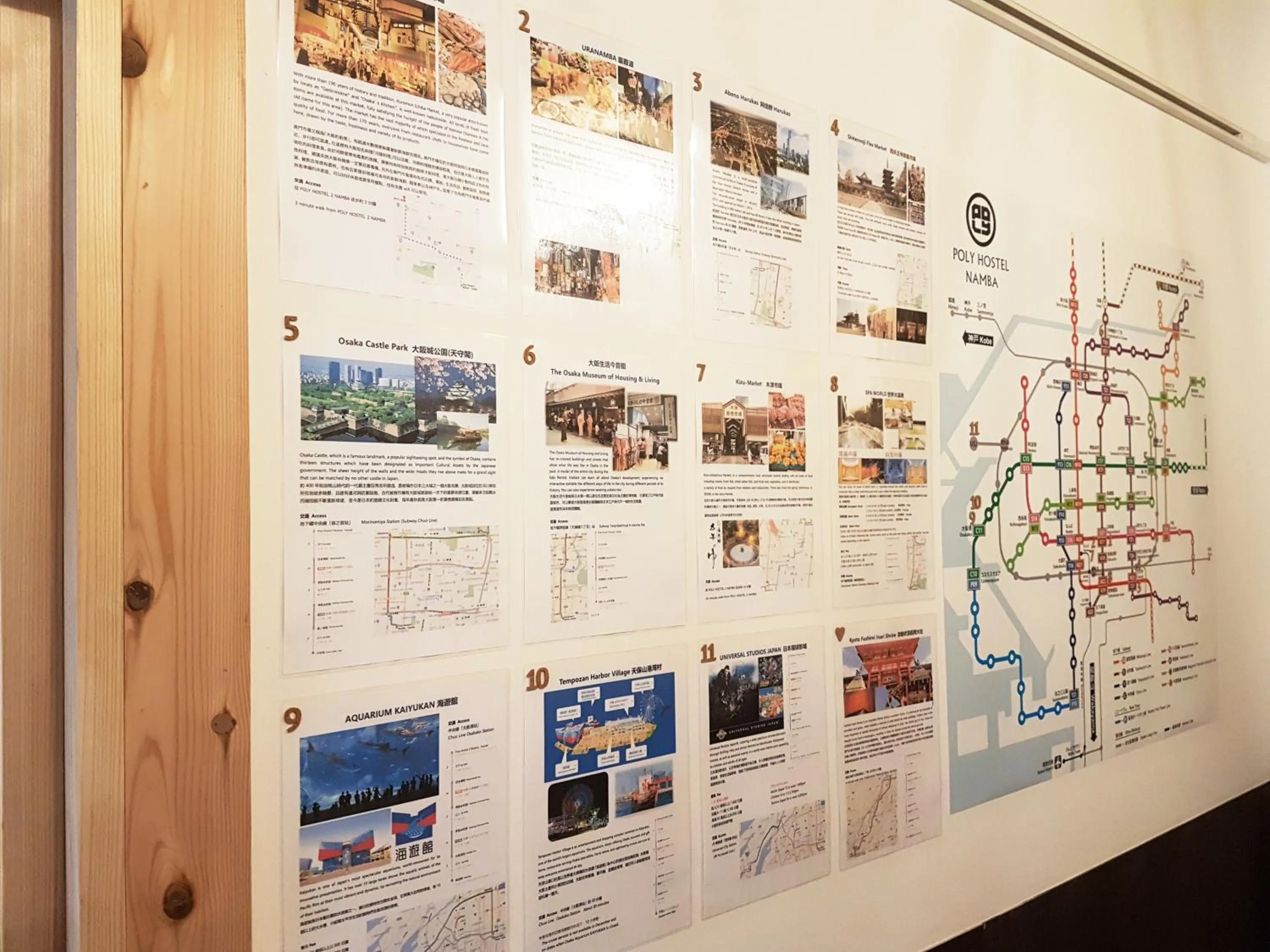 Communal lounge/ TV room in Poly Hostel 2 Namba