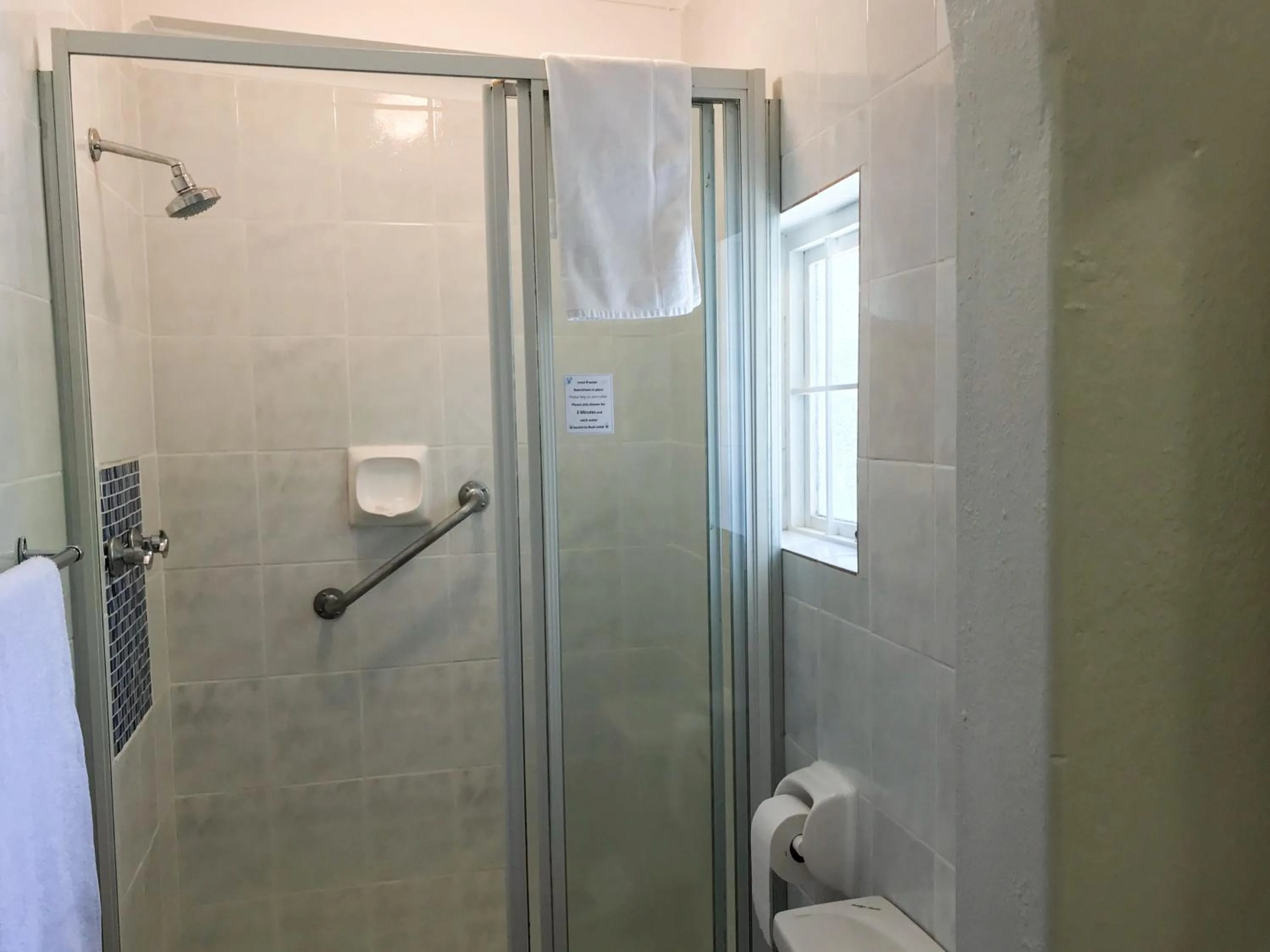 Shower in Howards End Manor B&B