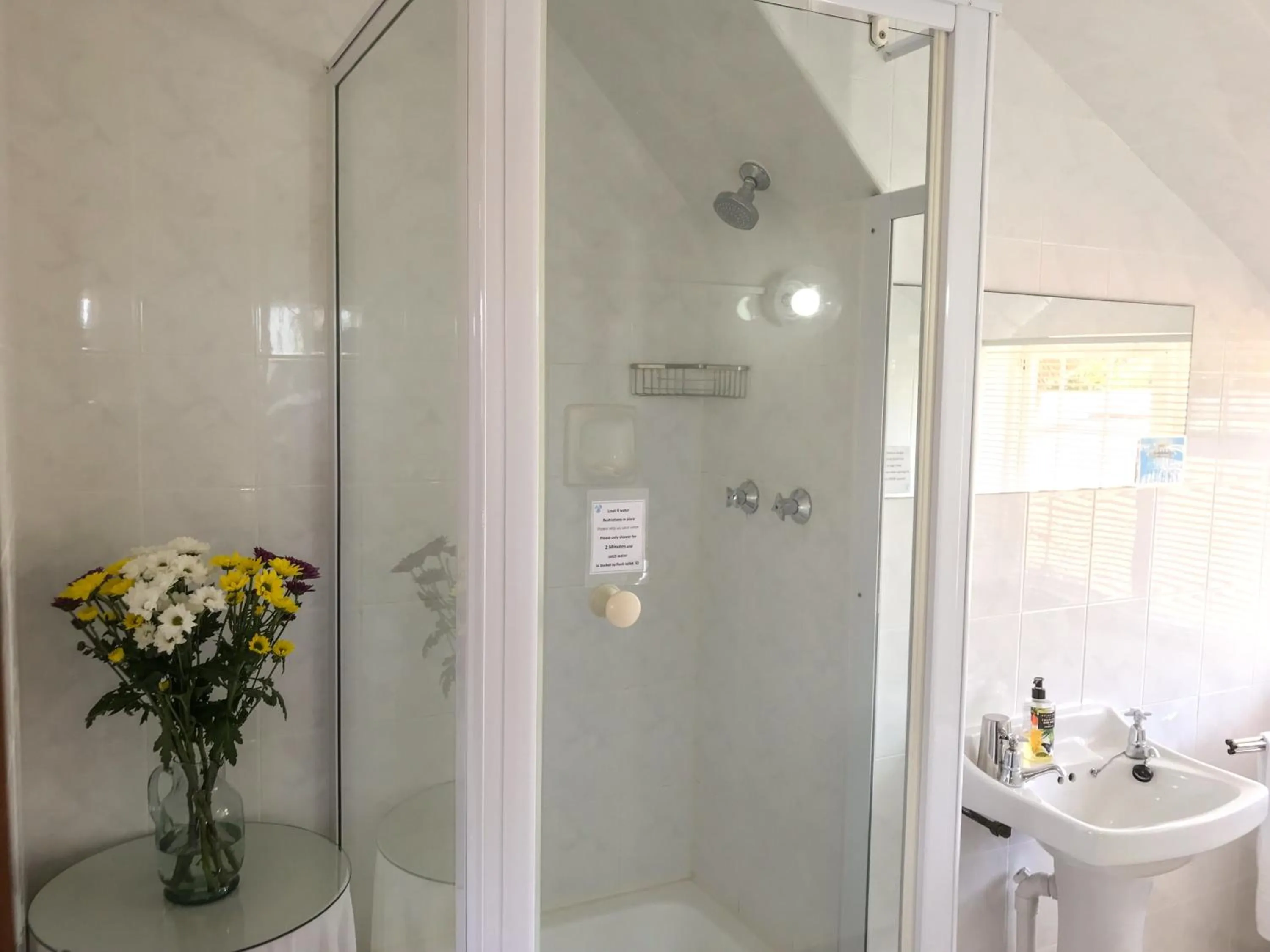 Shower in Howards End Manor B&B