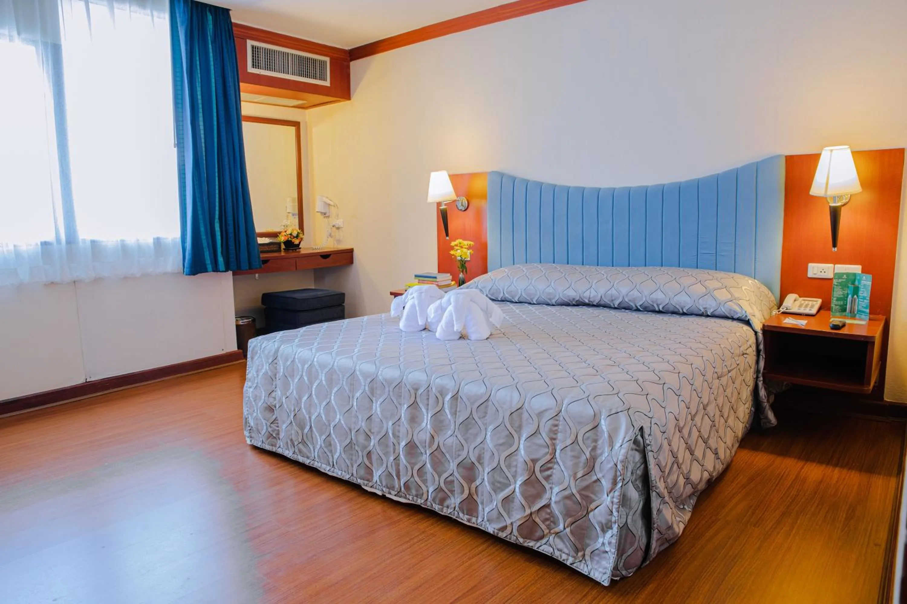 Bed in Baiyoke Suite Hotel