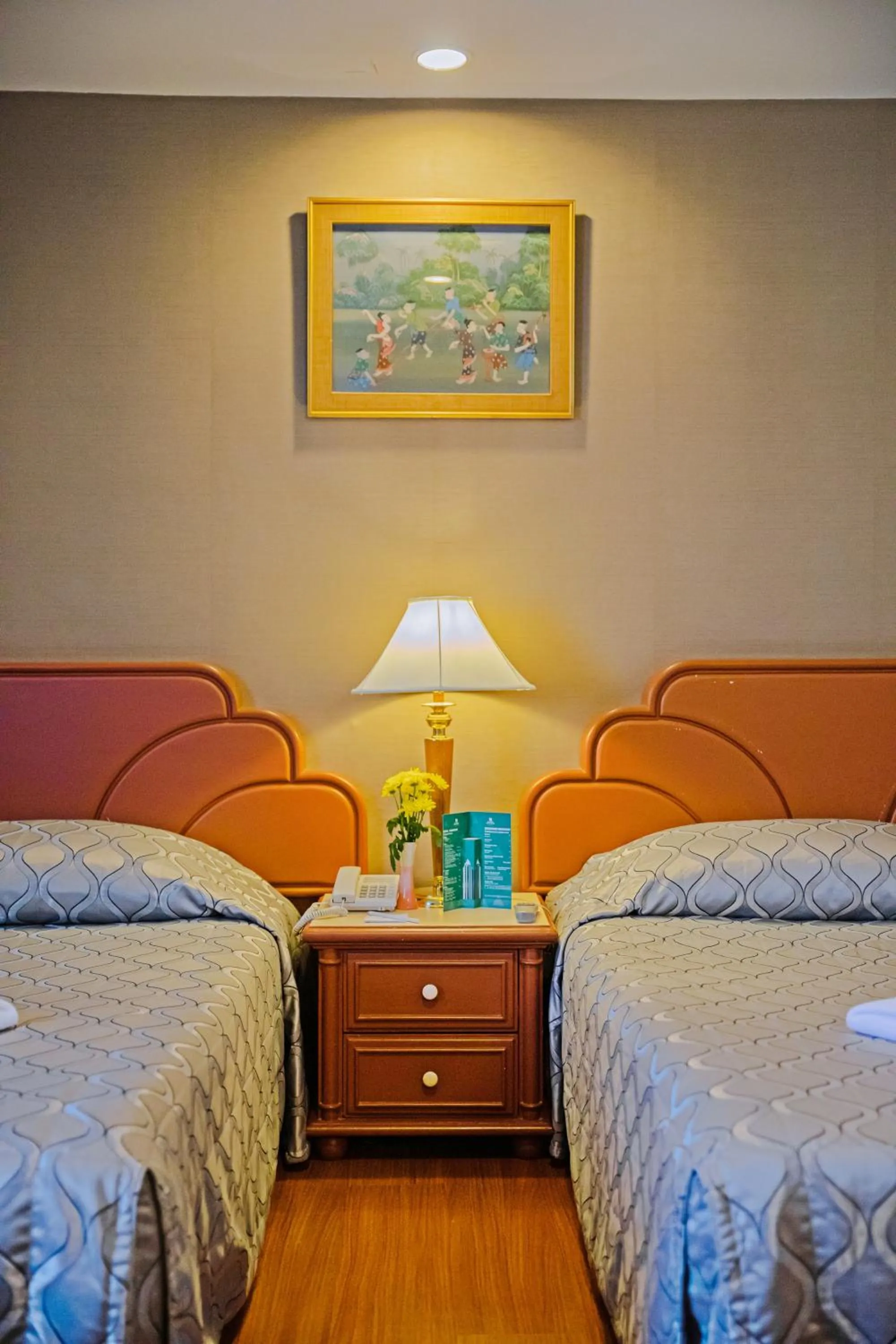 Bed in Baiyoke Suite Hotel