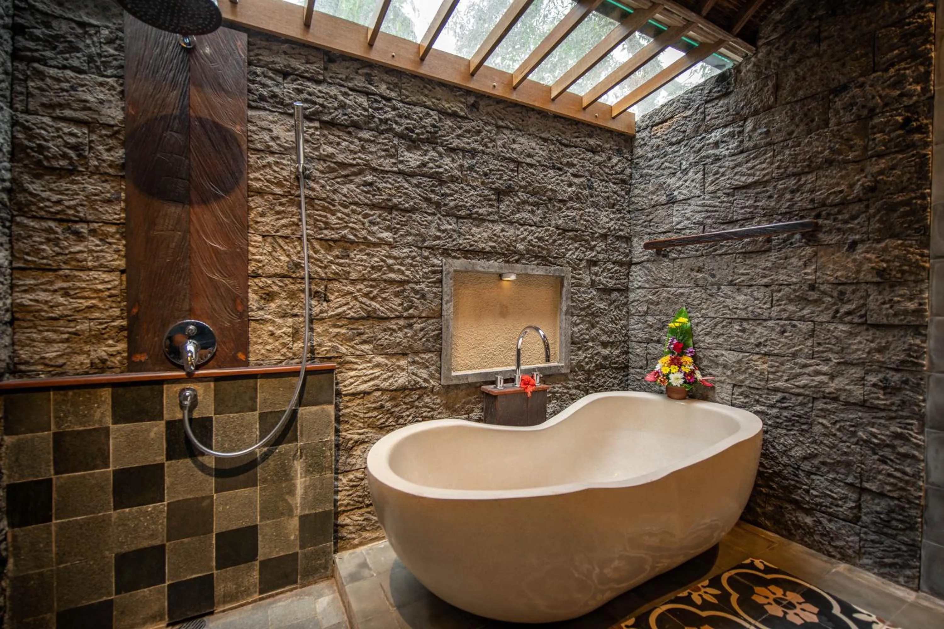 Shower in Ananda Ubud Resort