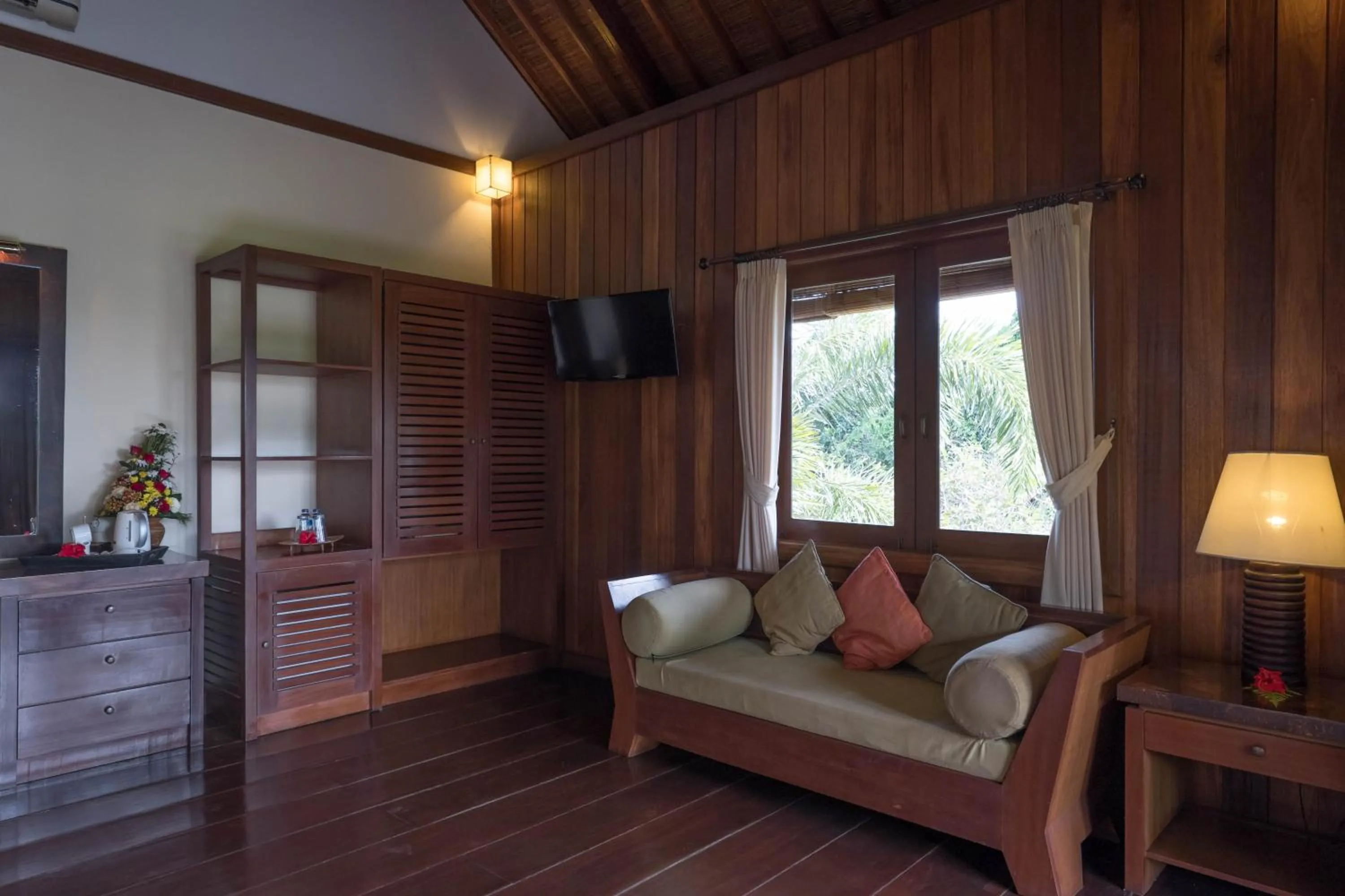 Seating area in Ananda Ubud Resort
