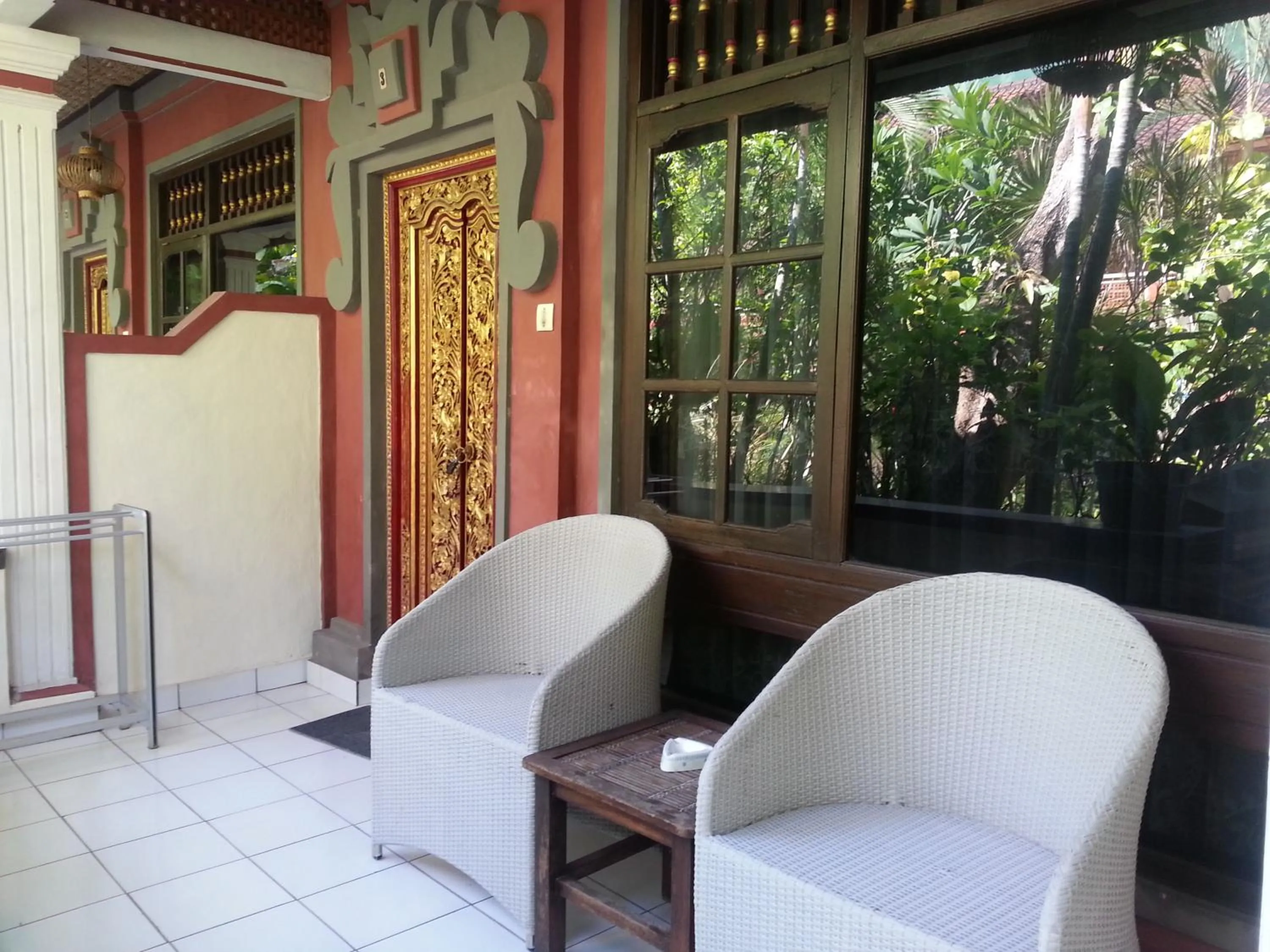 Balcony/Terrace in Dewa Bharata Bungalows Legian