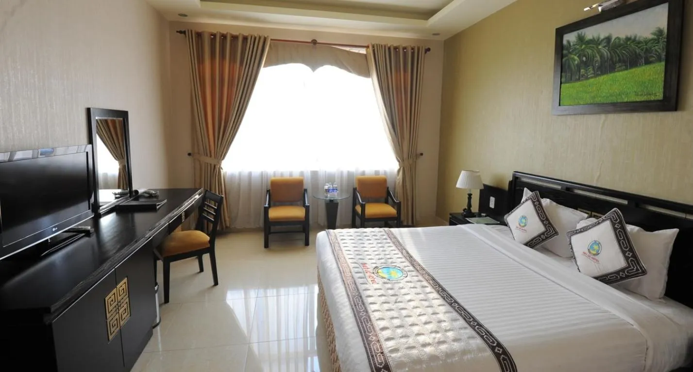 Bed in Viet Uc Hotel