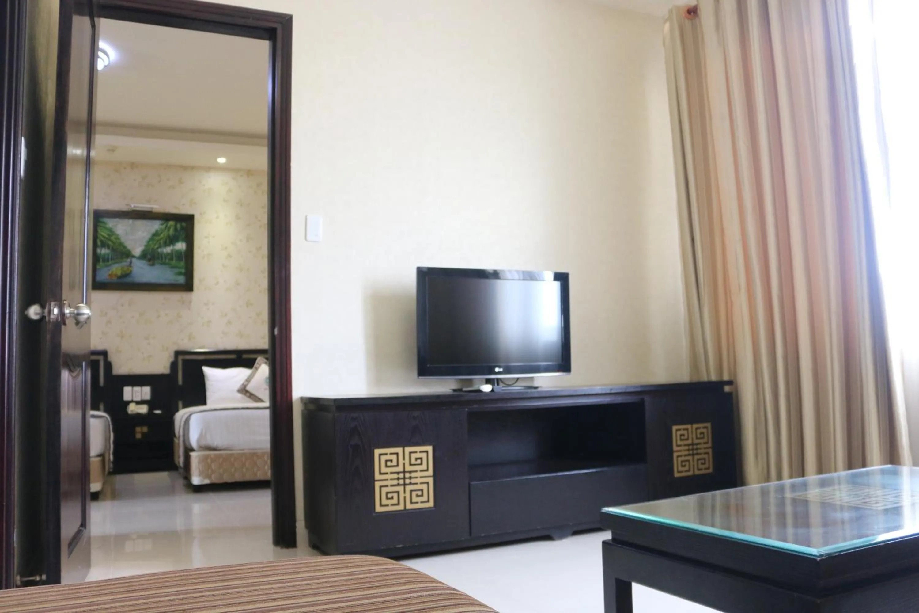 Bed in Viet Uc Hotel