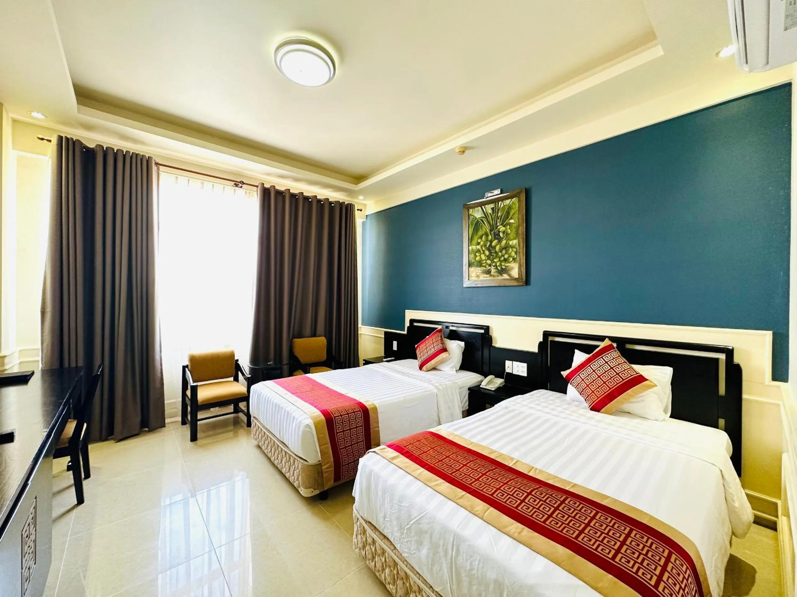 Bed in Viet Uc Hotel