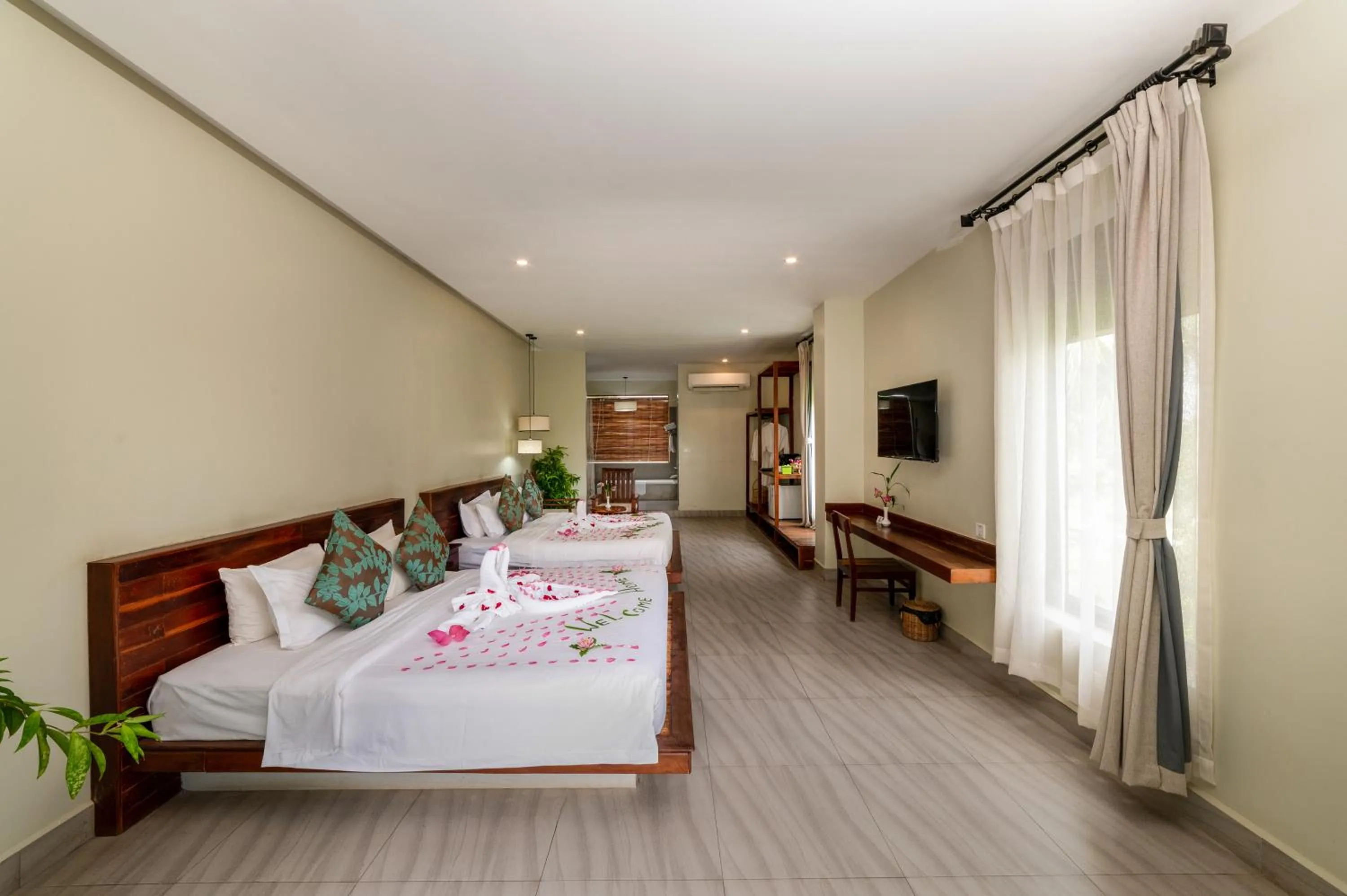 Bedroom, Bed in Bayon Modern Residence