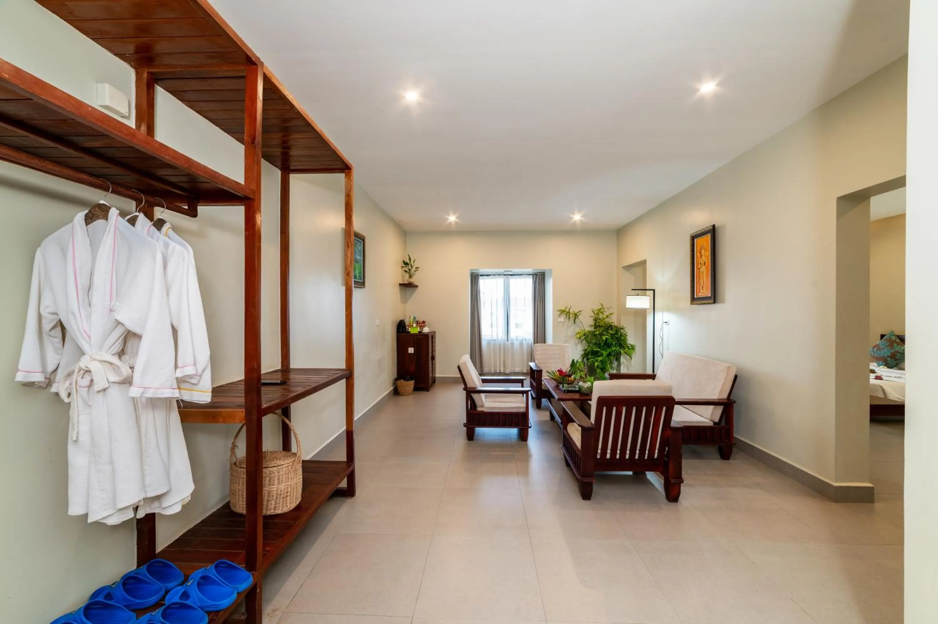 Living room, Bed in Bayon Modern Residence