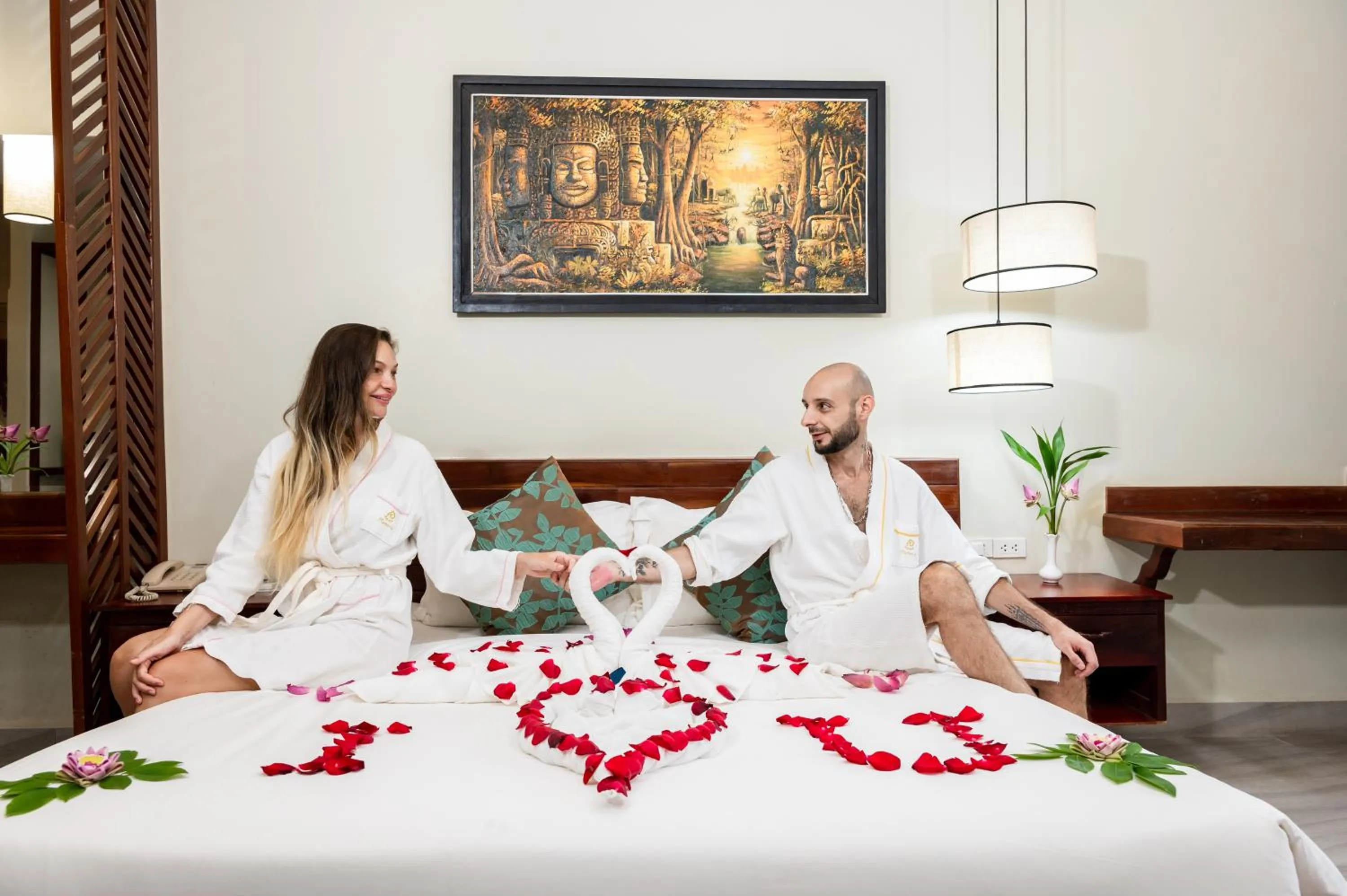 Bed in Bayon Modern Residence
