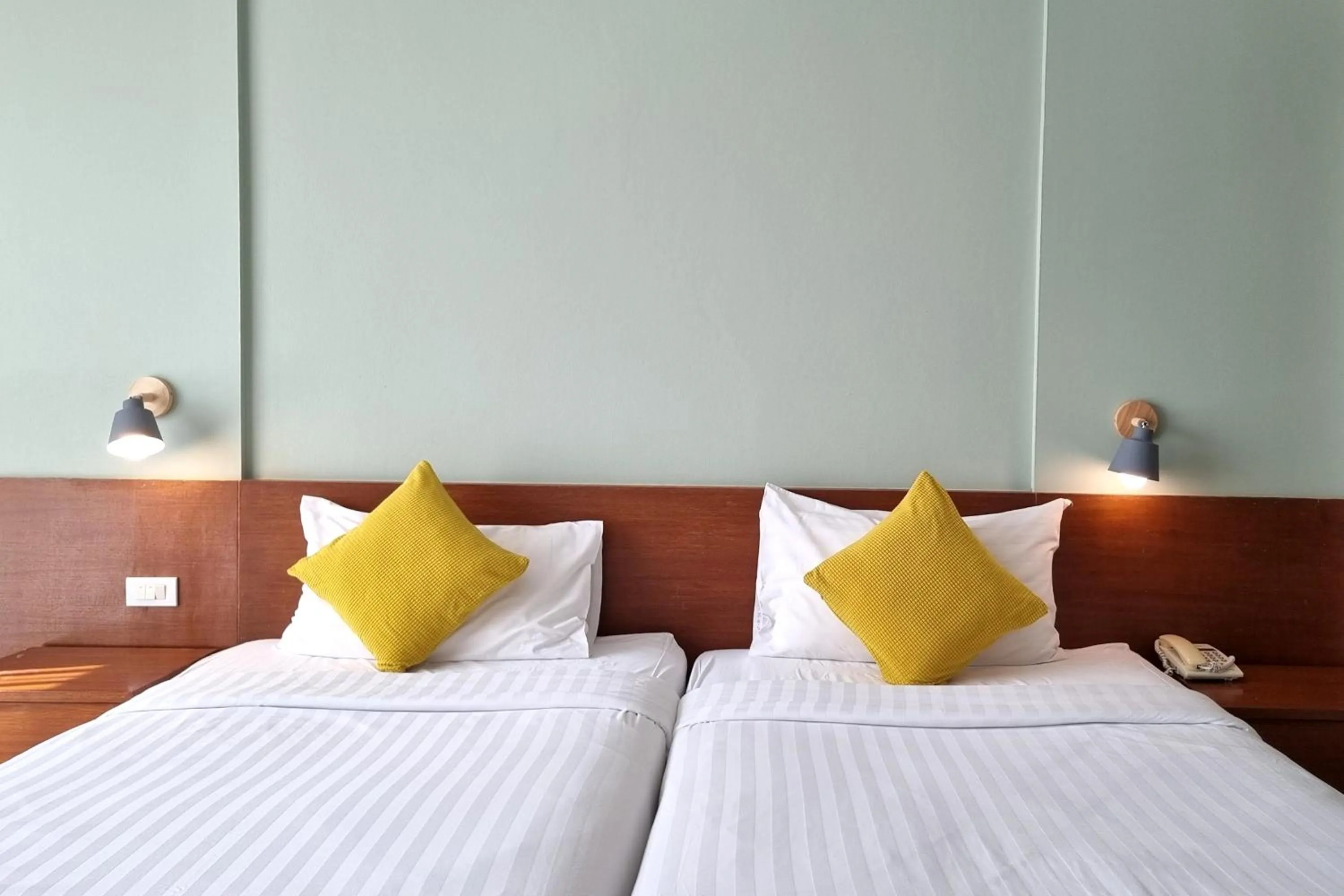 Bed in Lantana Resort Hotel Bangkok