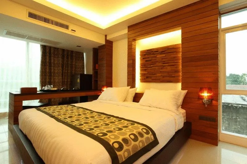 Bed in Baannueng at Aree 5 Hotel