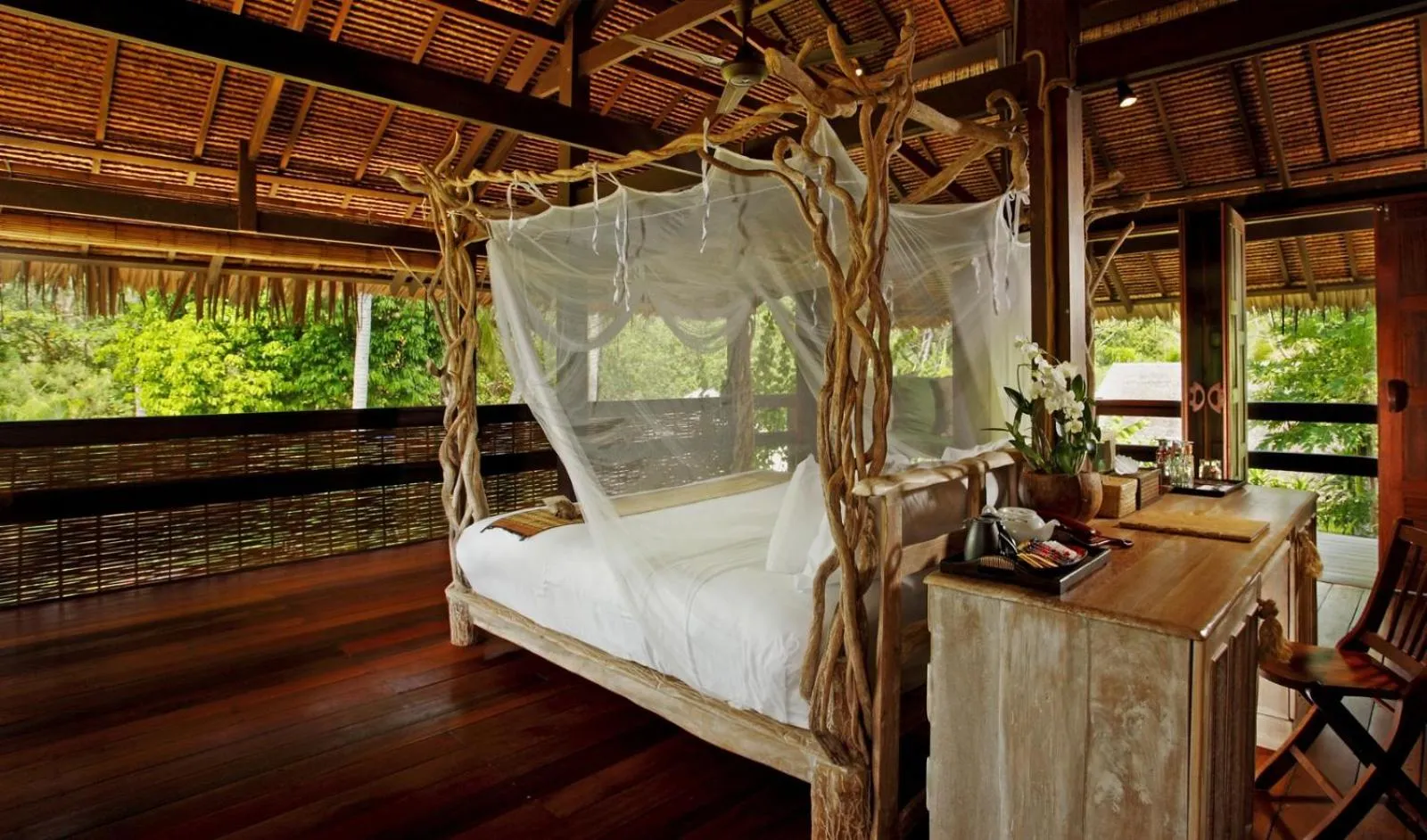 Bed in Koyao Island Resort