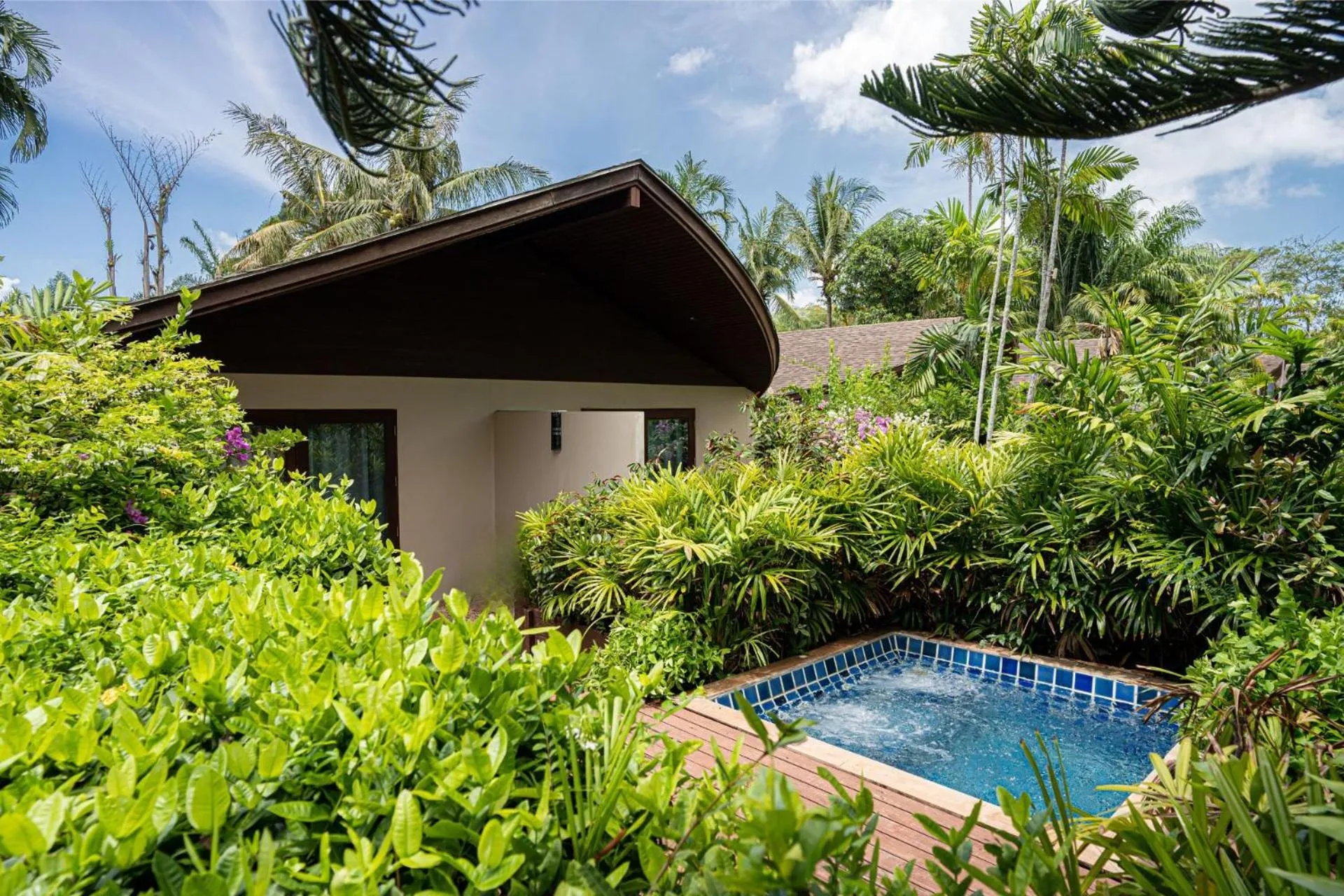 Garden view in Barcelo Coconut Island, Phuket