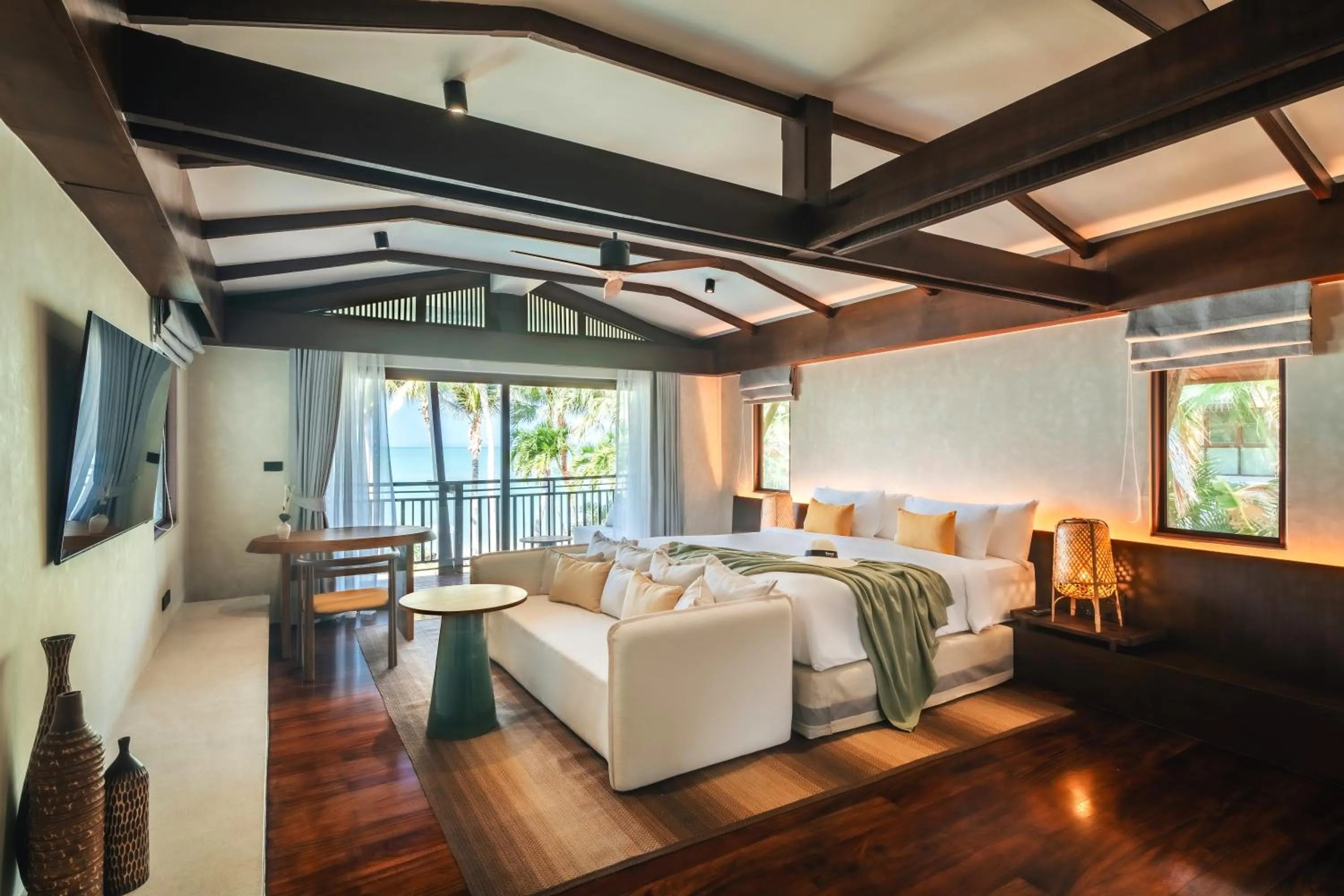 LUX 4-Bedroom Grand Beachfront Pool Villa with Unlimited Free 24-Hour Water Shuttle Service in Barcelo Coconut Island, Phuket