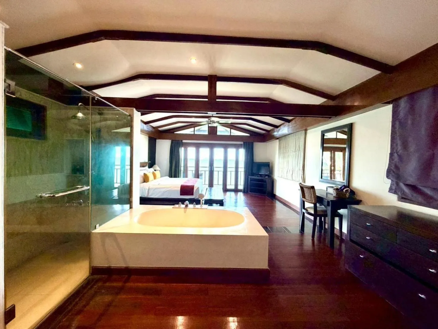 Bathroom, Bed in Barcelo Coconut Island, Phuket