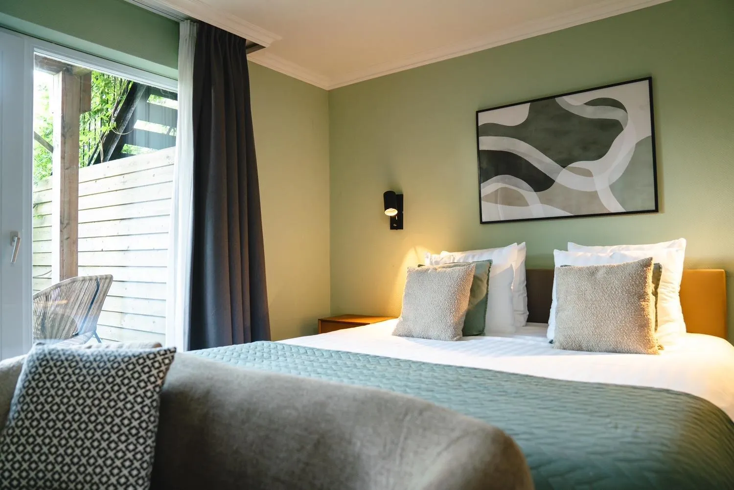 Bed in Hotel Janssen